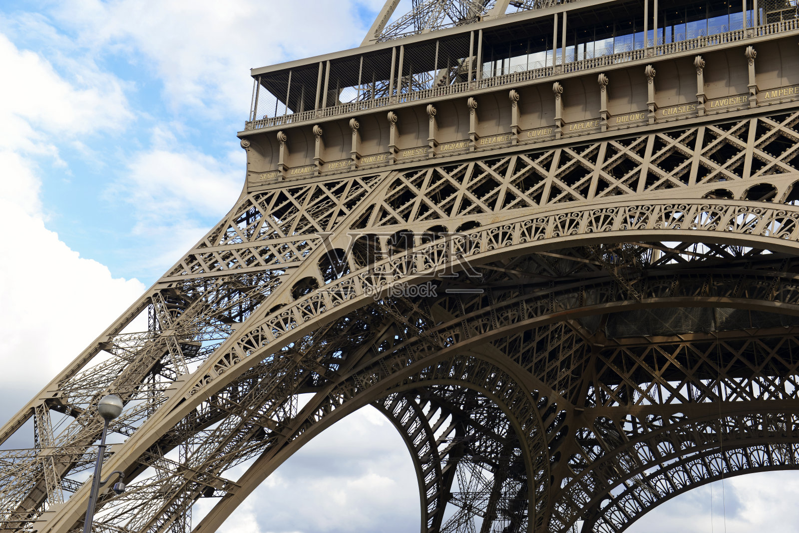 标志性的埃菲尔铁塔，法国巴黎照片摄影图片