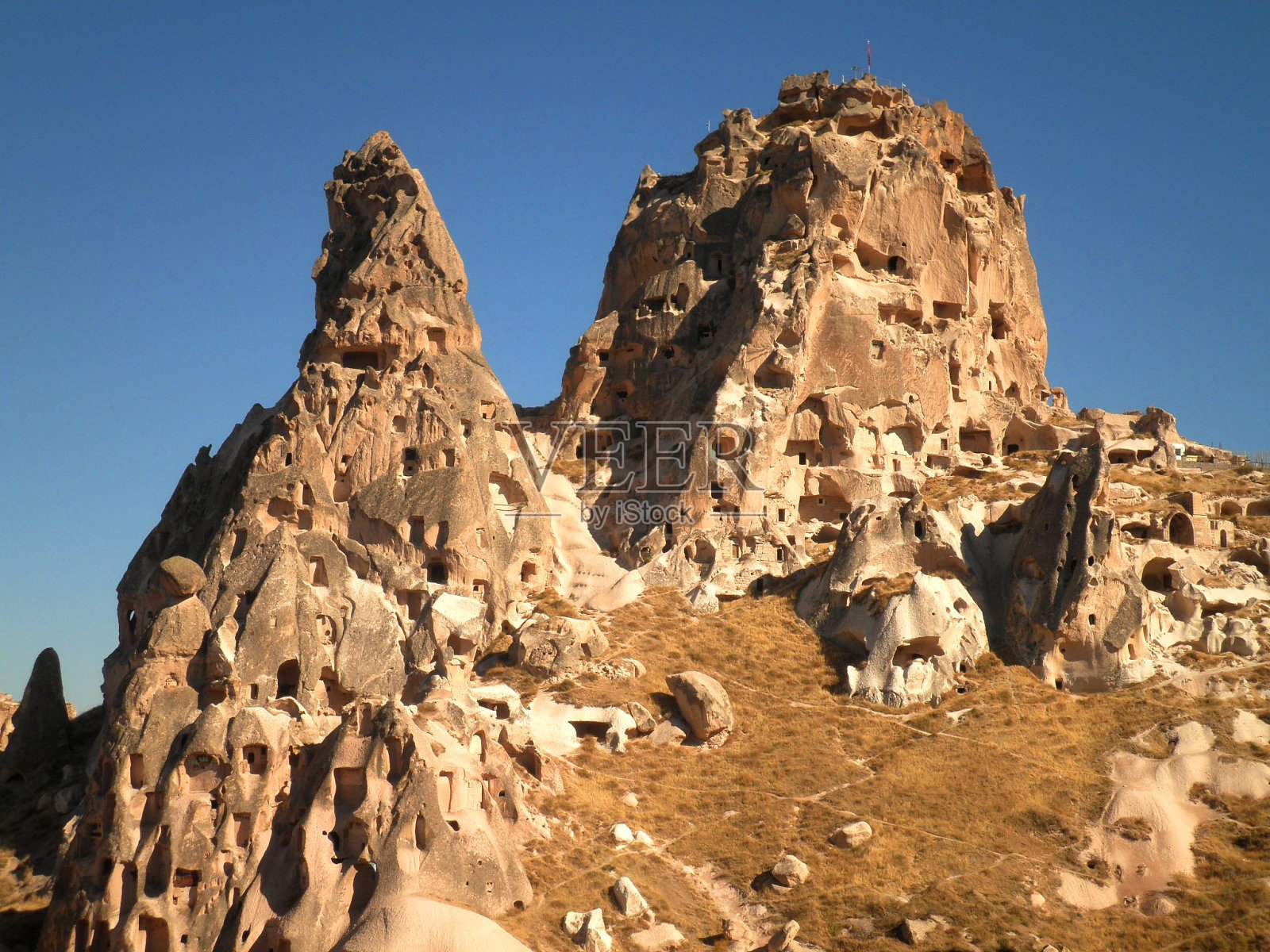 卡帕多西亚的失落之城照片摄影图片