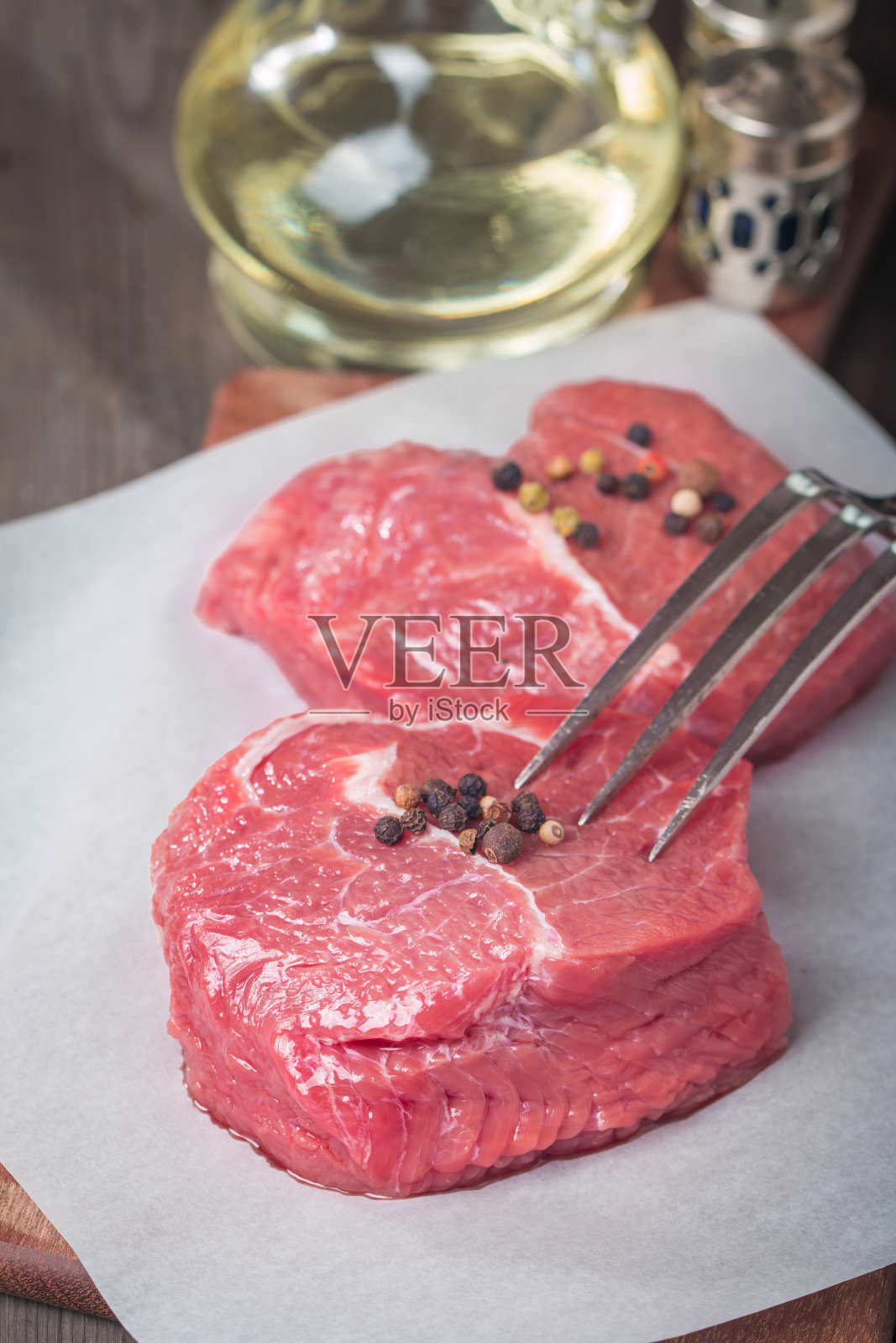 大理石的牛排照片摄影图片