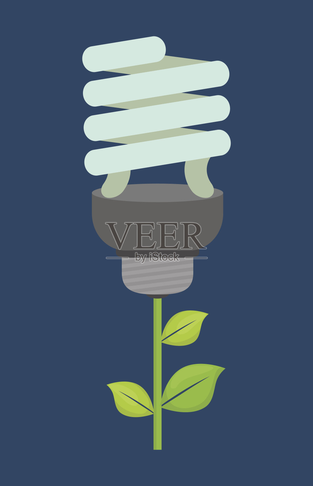 能源的设计。插画图片素材