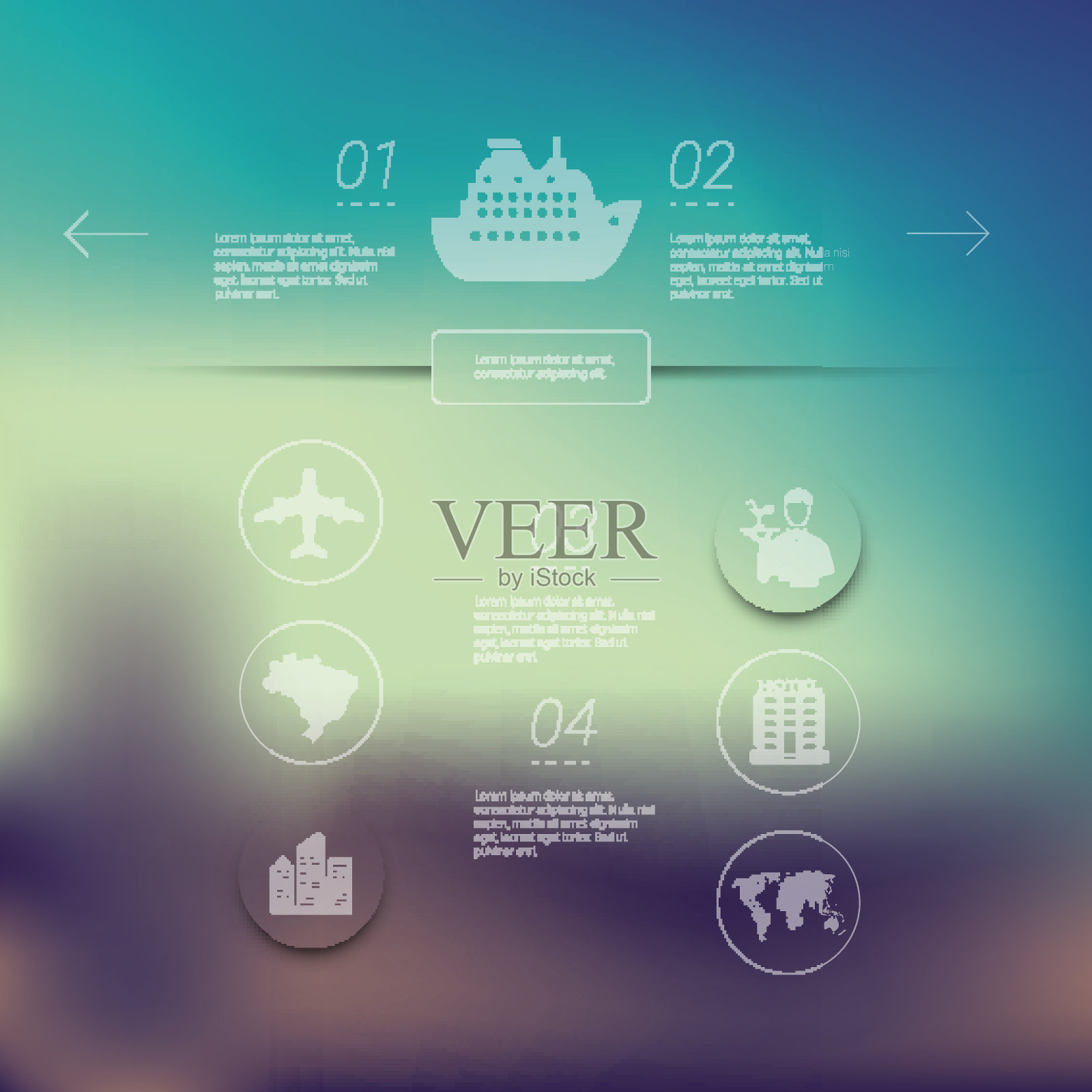 旅游信息图表没有重点背景插画图片素材