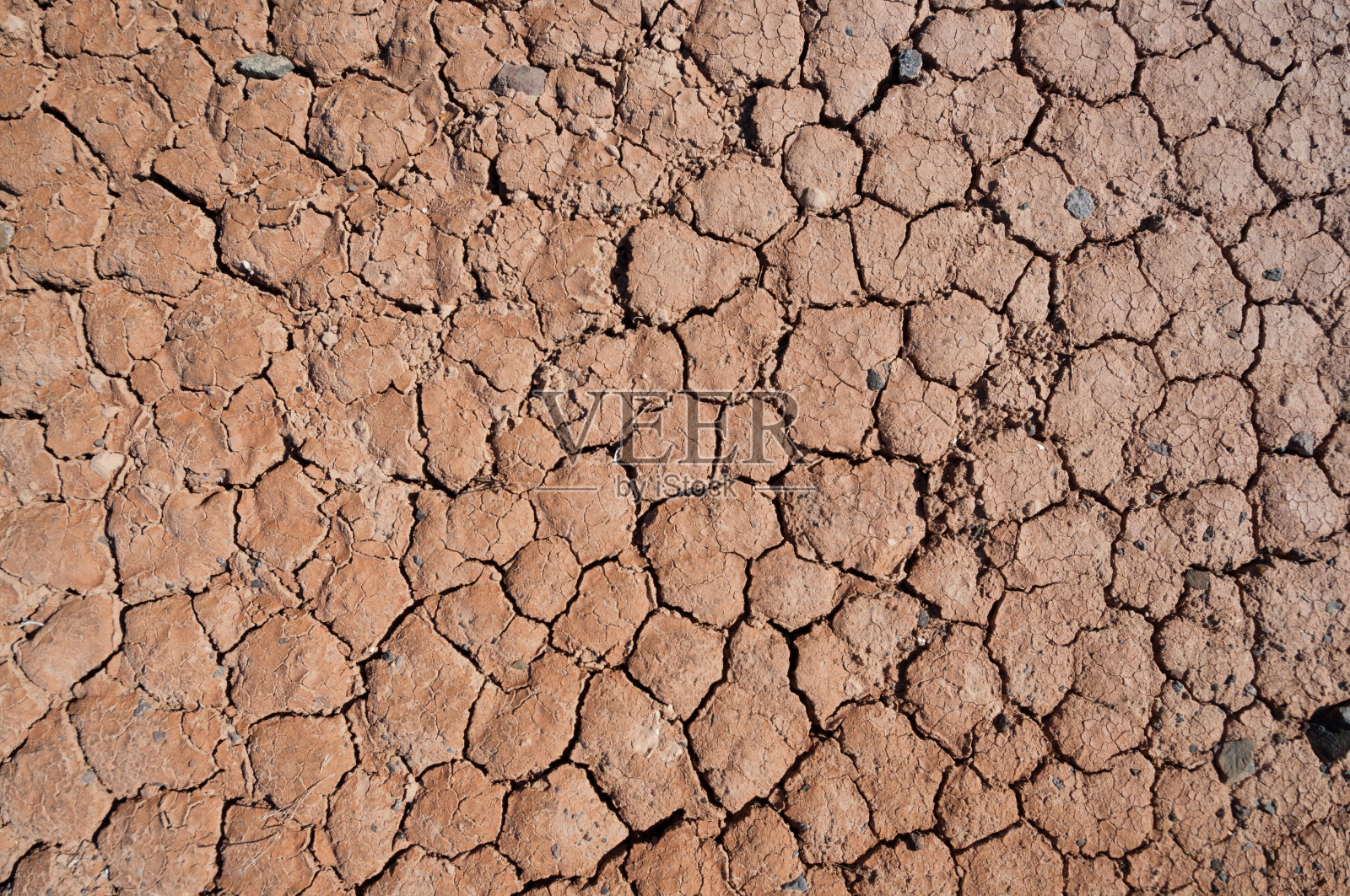 干燥土壤纹理的特写照片摄影图片