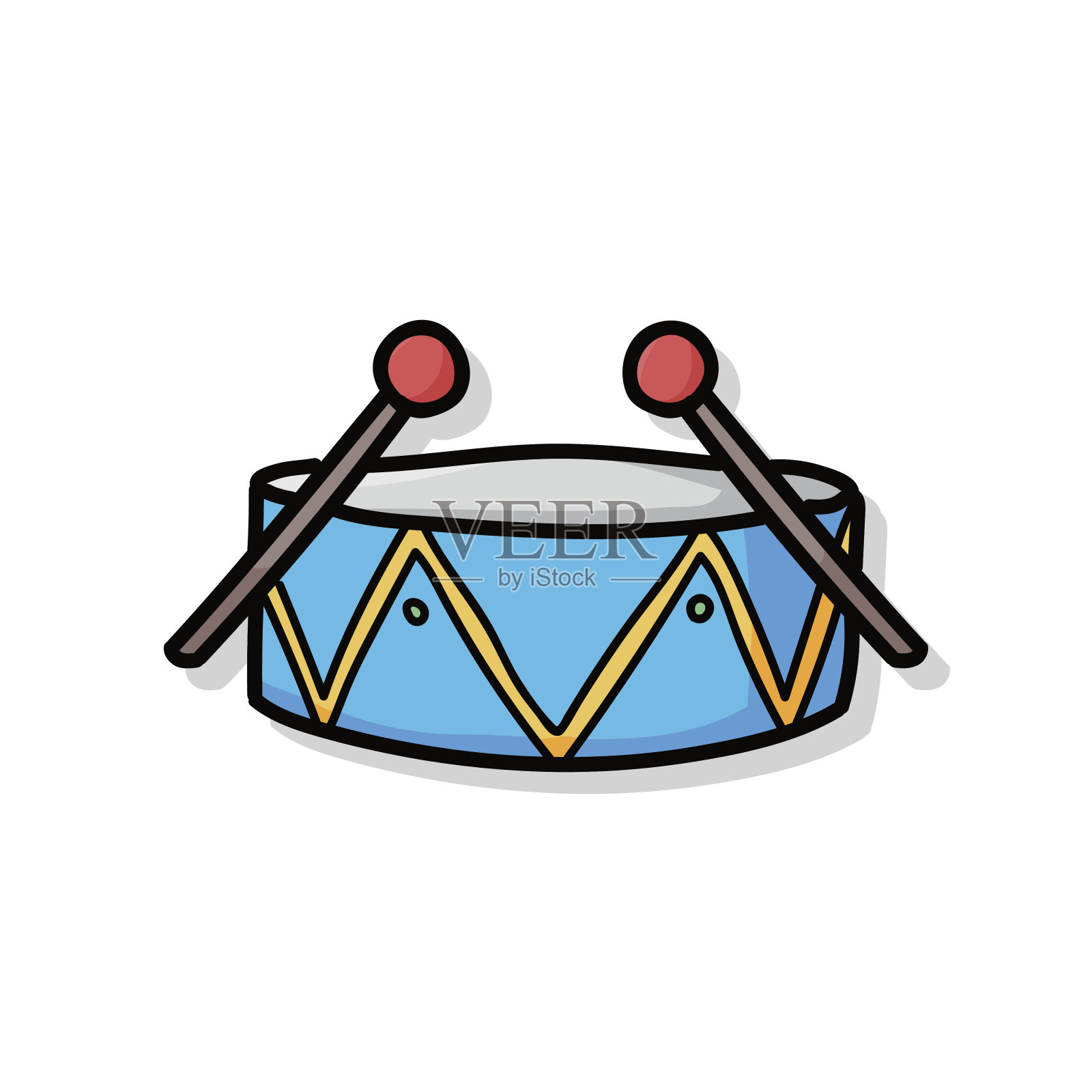 玩具鼓嘟嘟设计元素图片