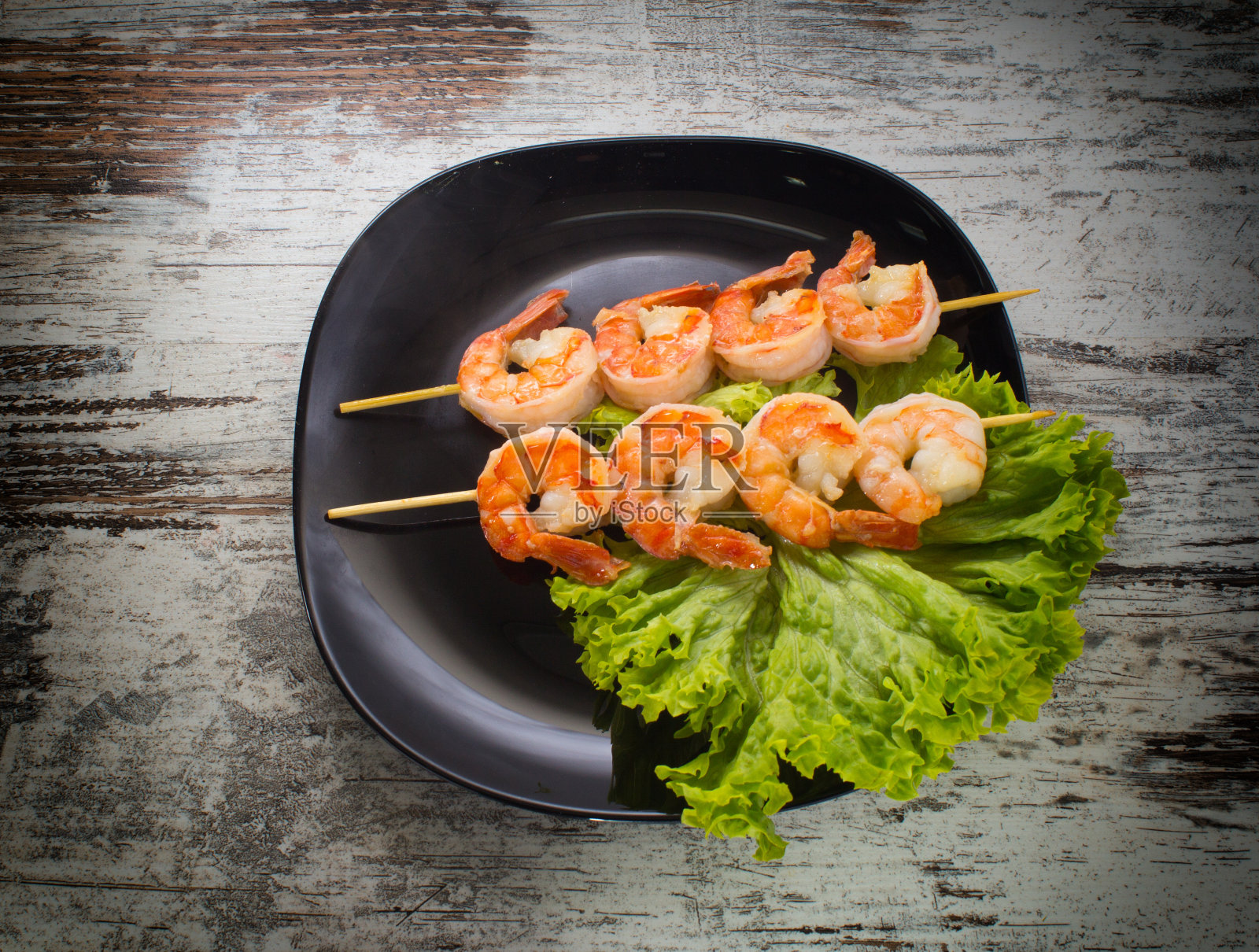 虾串的背景照片摄影图片