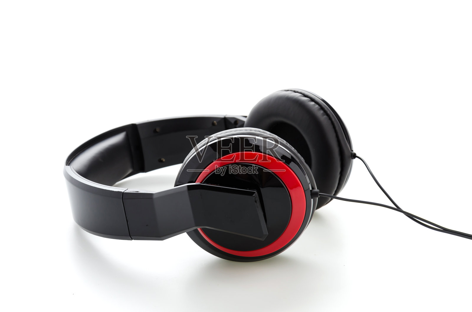 耳机隔离白色照片摄影图片