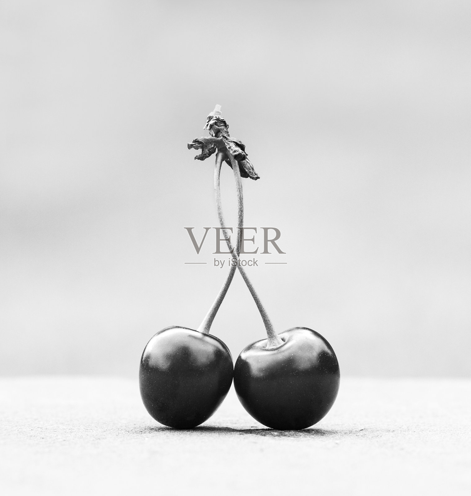 两个樱桃照片摄影图片