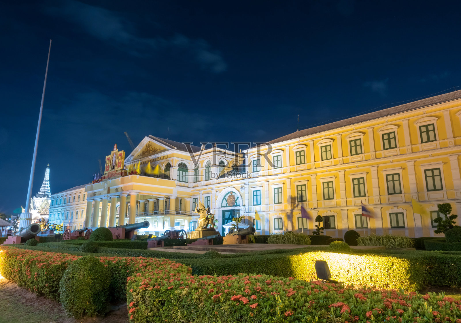 泰国国防部欧洲艺术大楼照片摄影图片