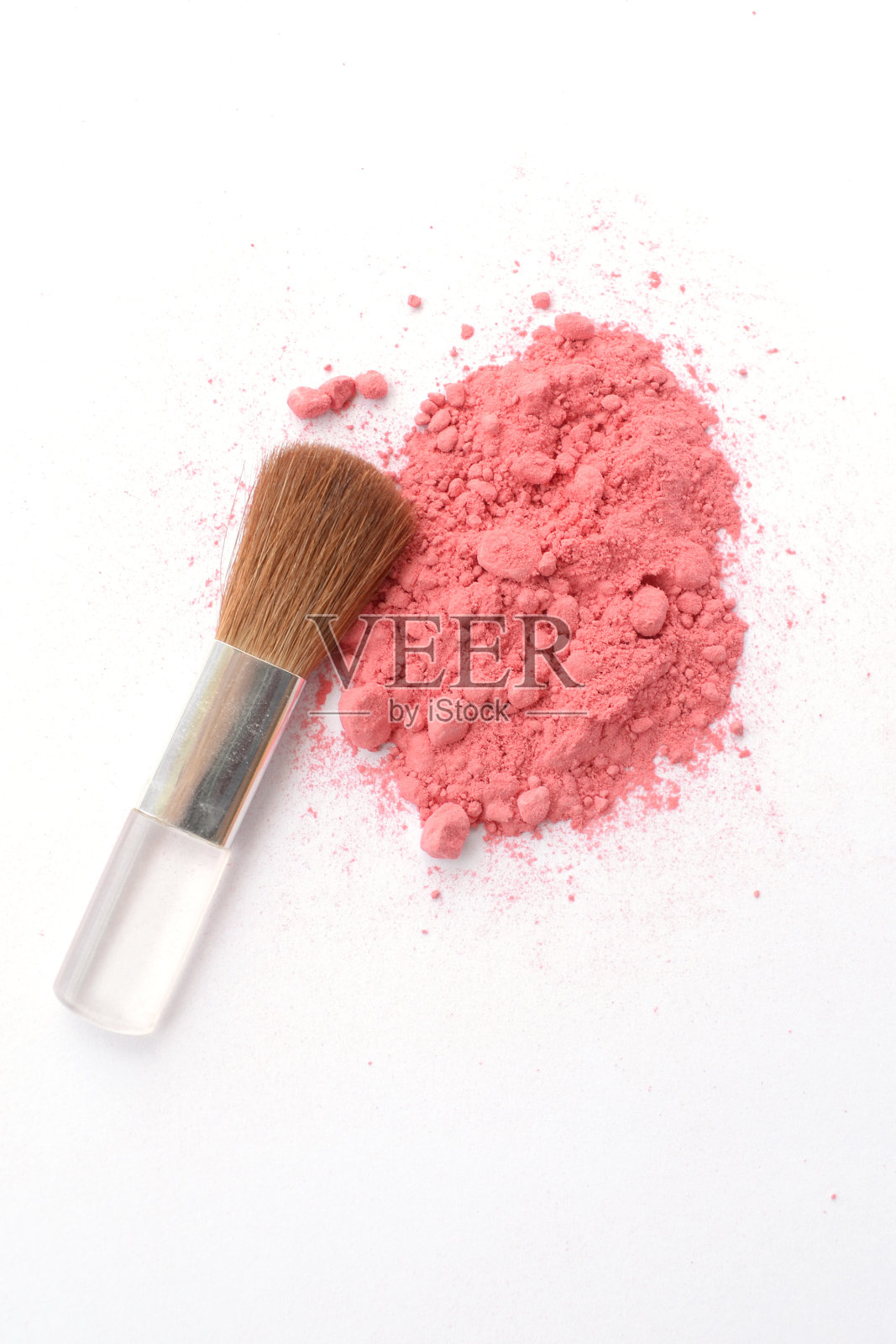 粉末状化妆粉粉末状化妆刷照片摄影图片