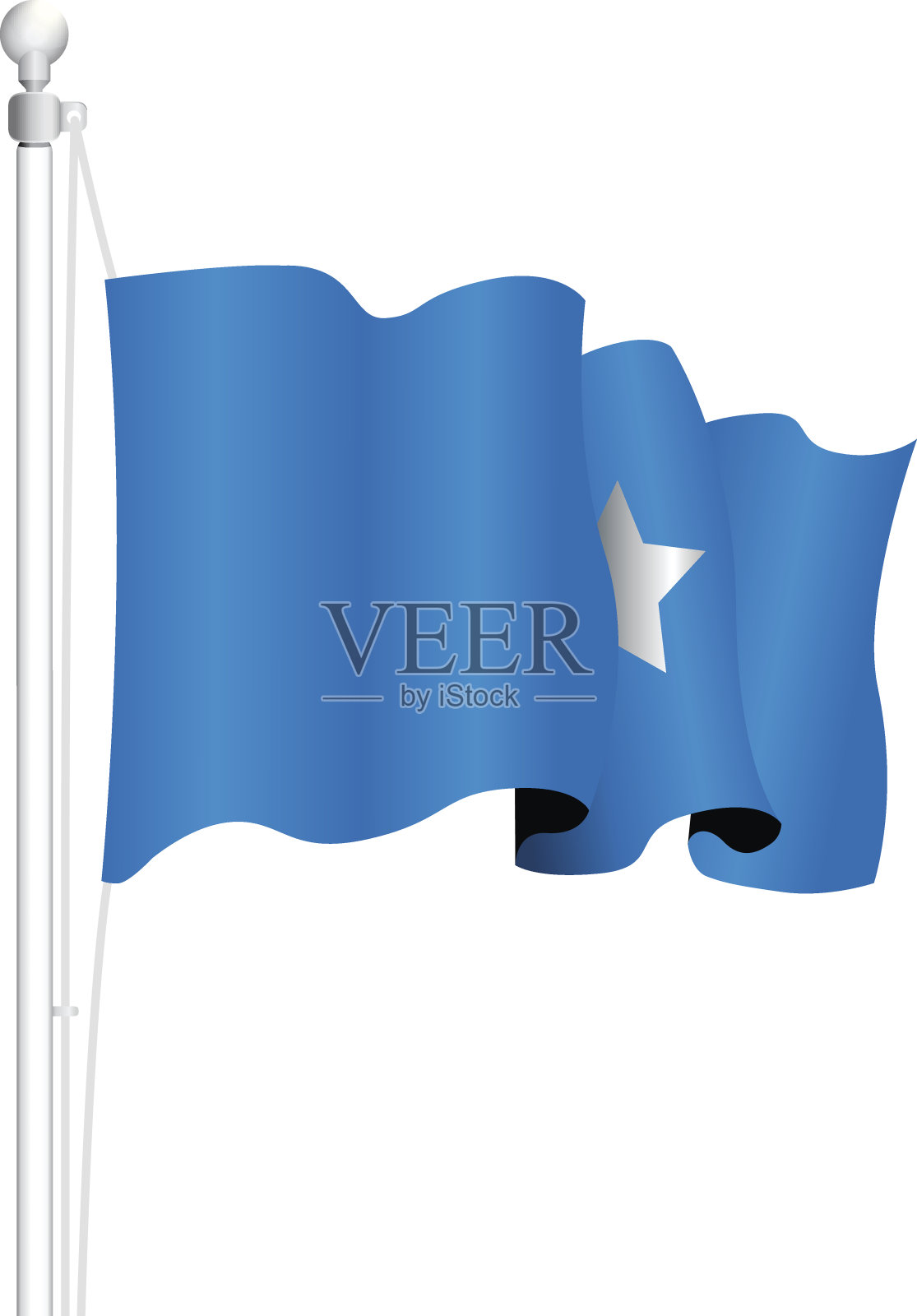 索马里国旗设计元素图片