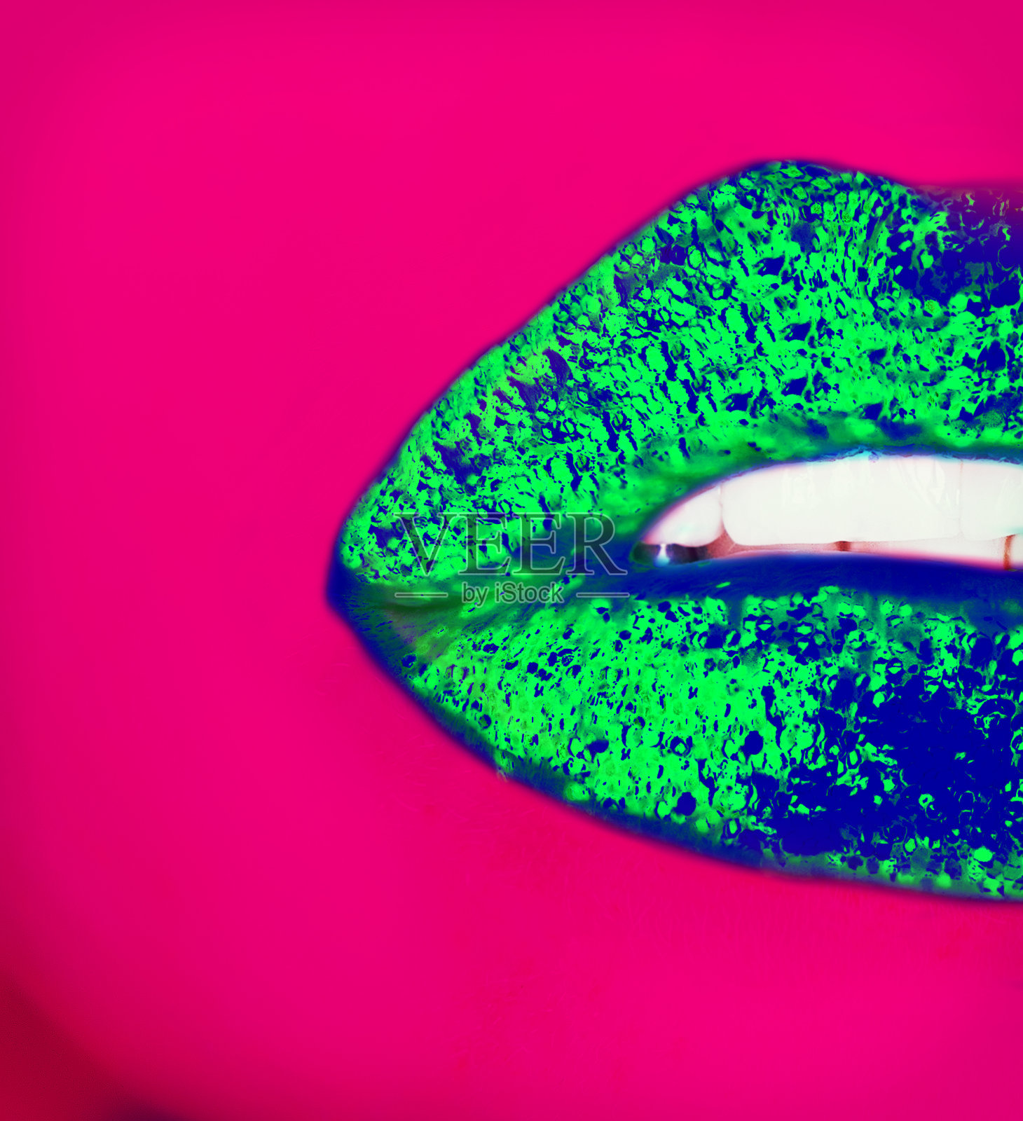 明亮的嘴唇照片摄影图片