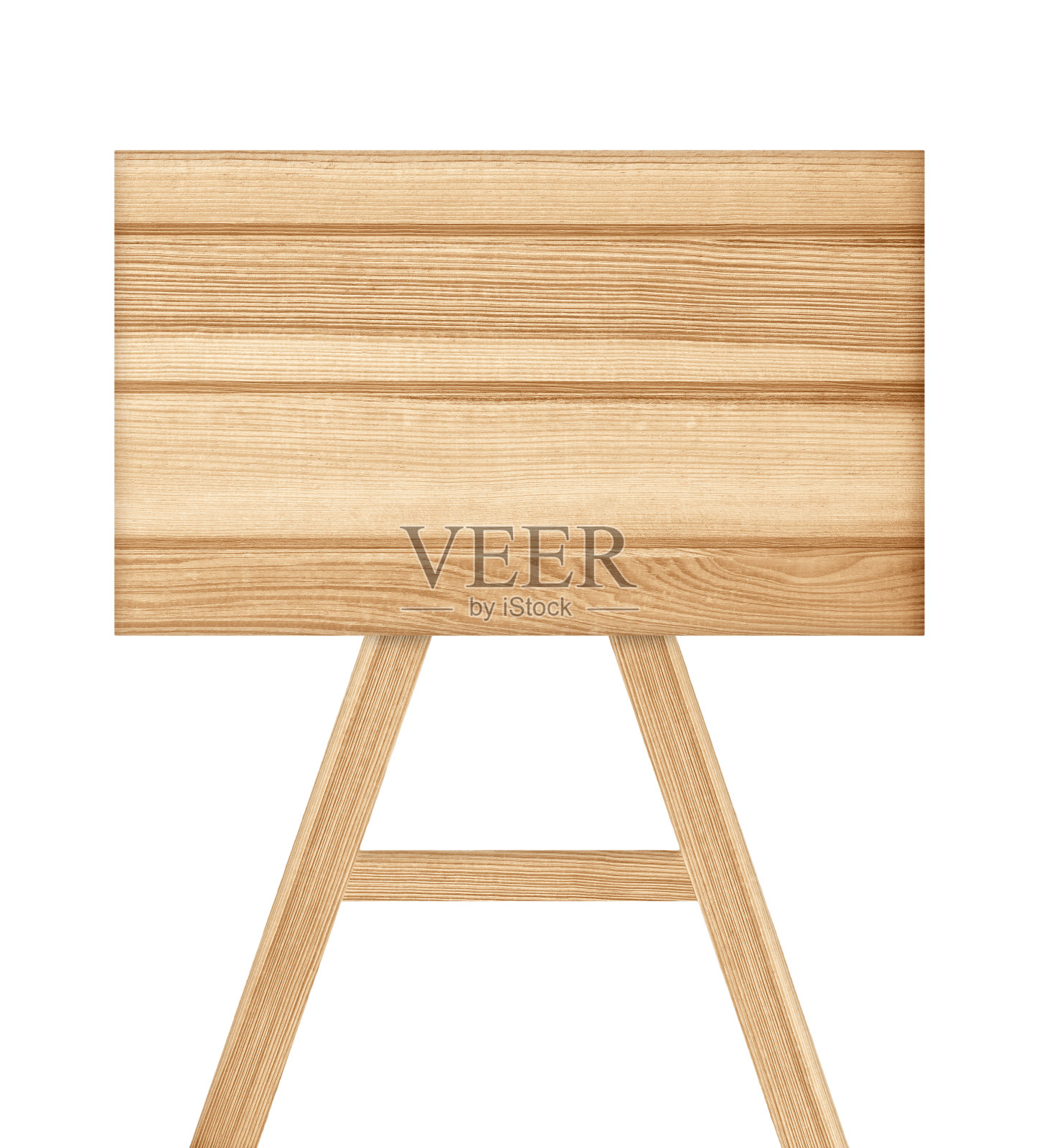 木制标志孤立在白色。旧木板的标志。照片摄影图片