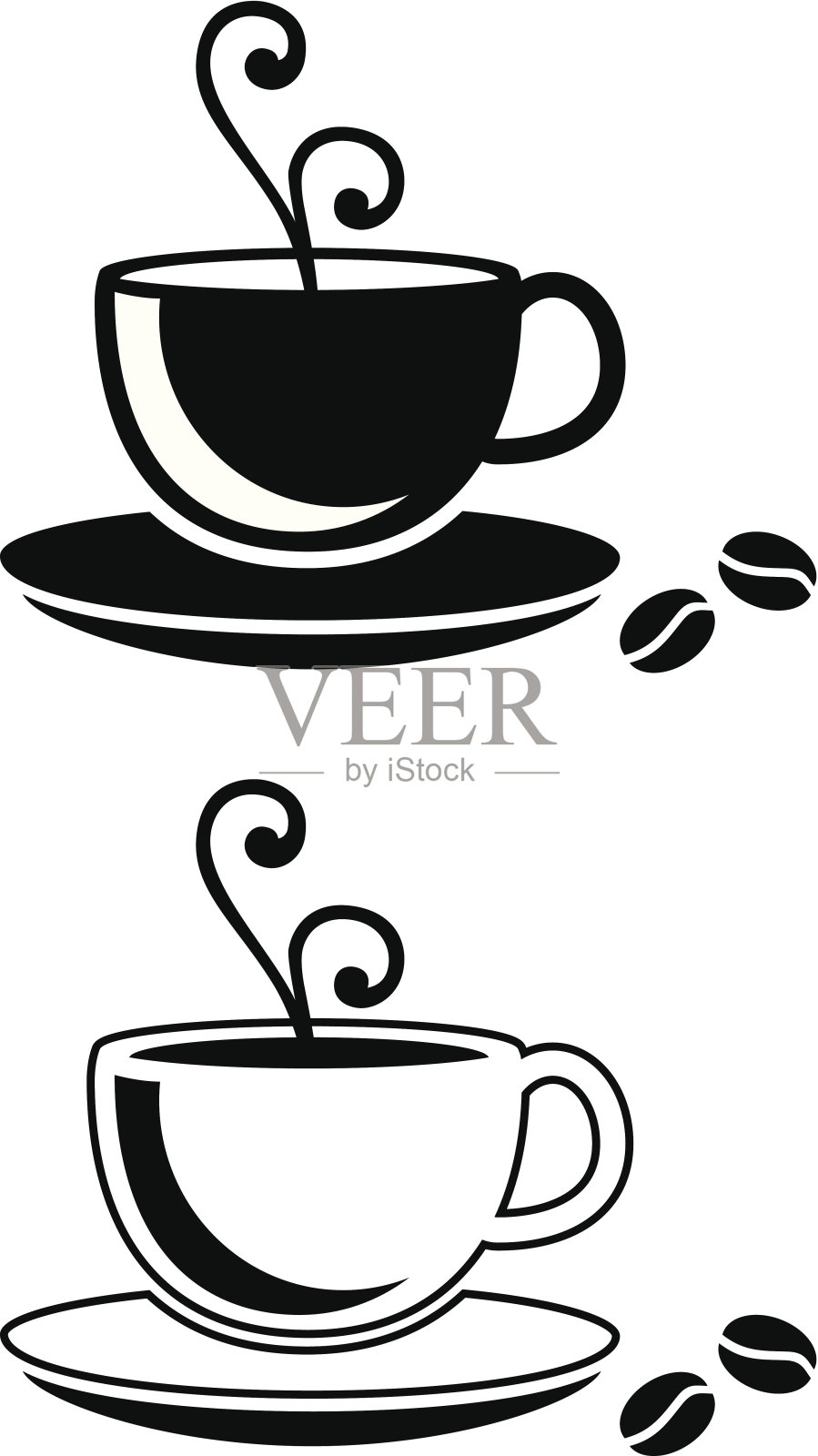 咖啡杯插画图片素材