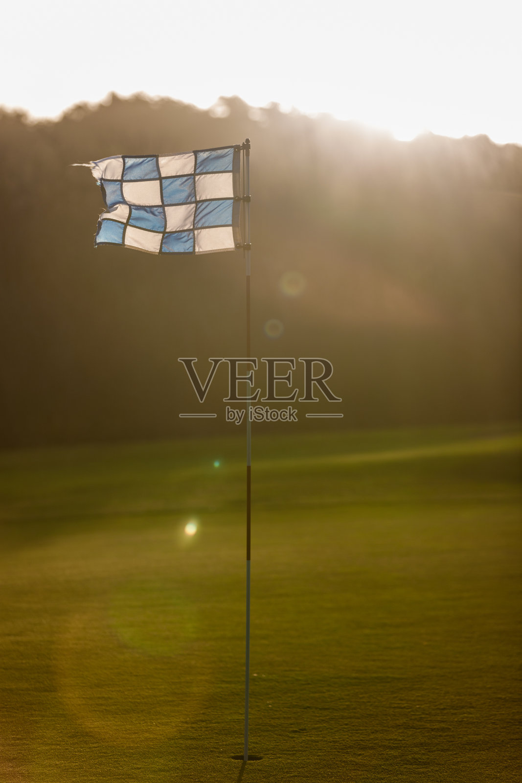 高尔夫的旗帜照片摄影图片