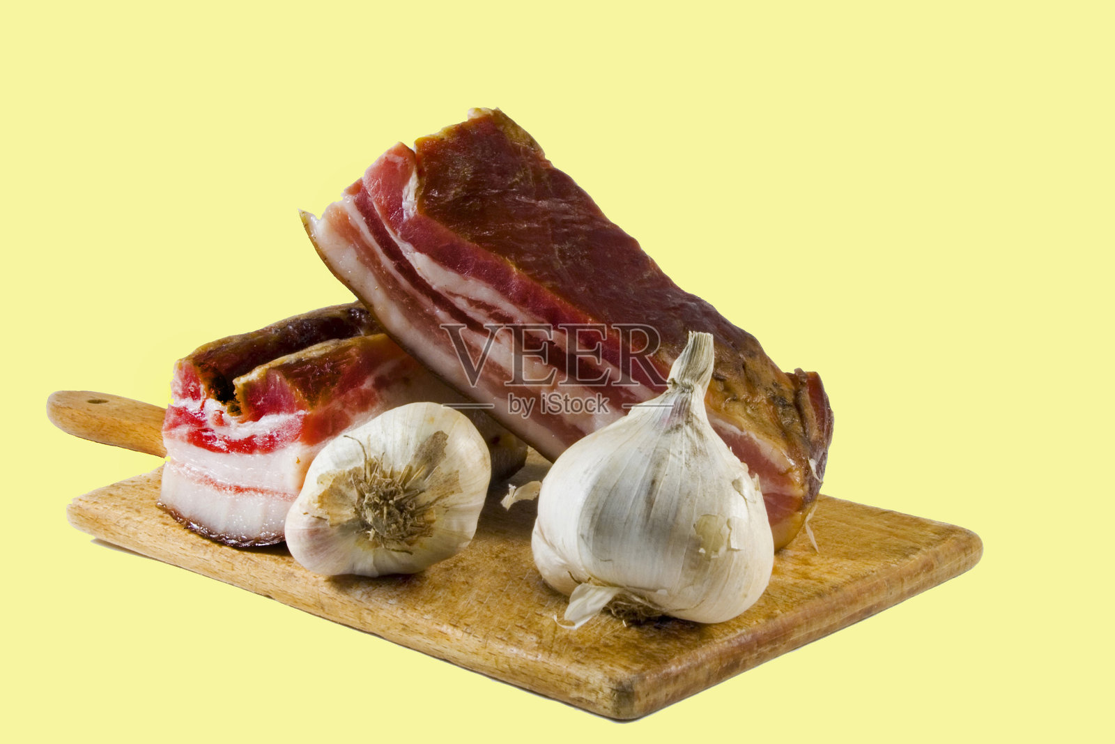 家蒜熏肉照片摄影图片