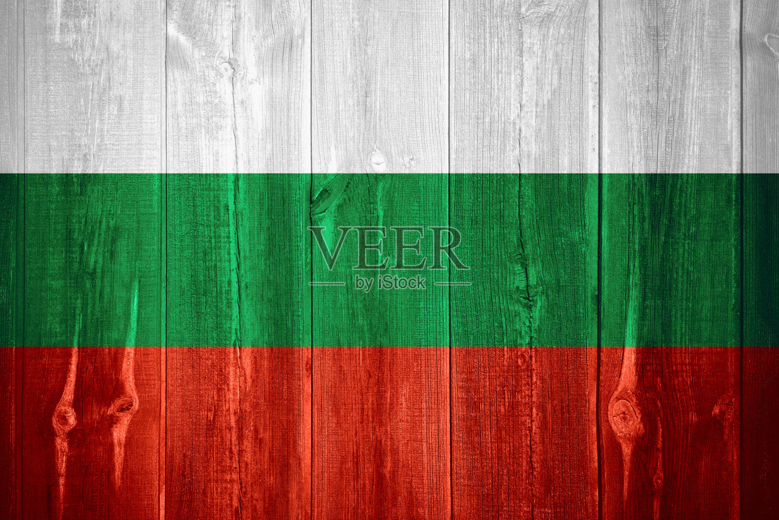 保加利亚旗照片摄影图片