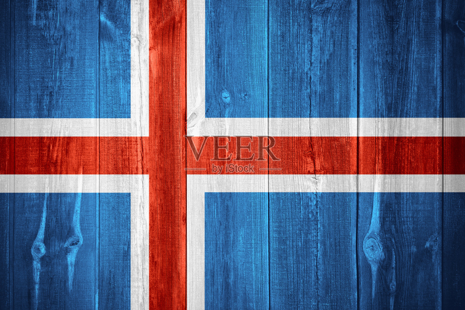 冰岛的旗帜照片摄影图片