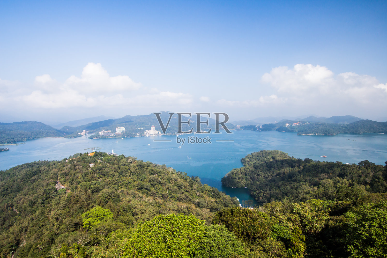 太阳月湖照片摄影图片