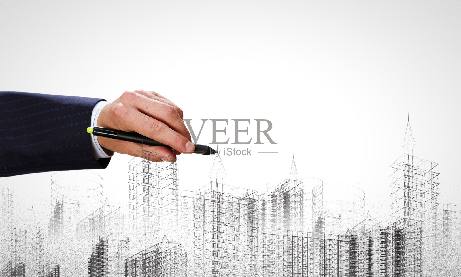 建筑模型照片摄影图片