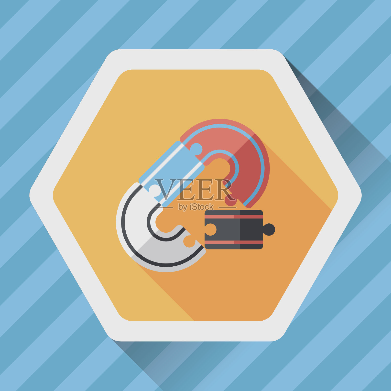 Race Tracks latat图标与长影子，eps10插画图片素材