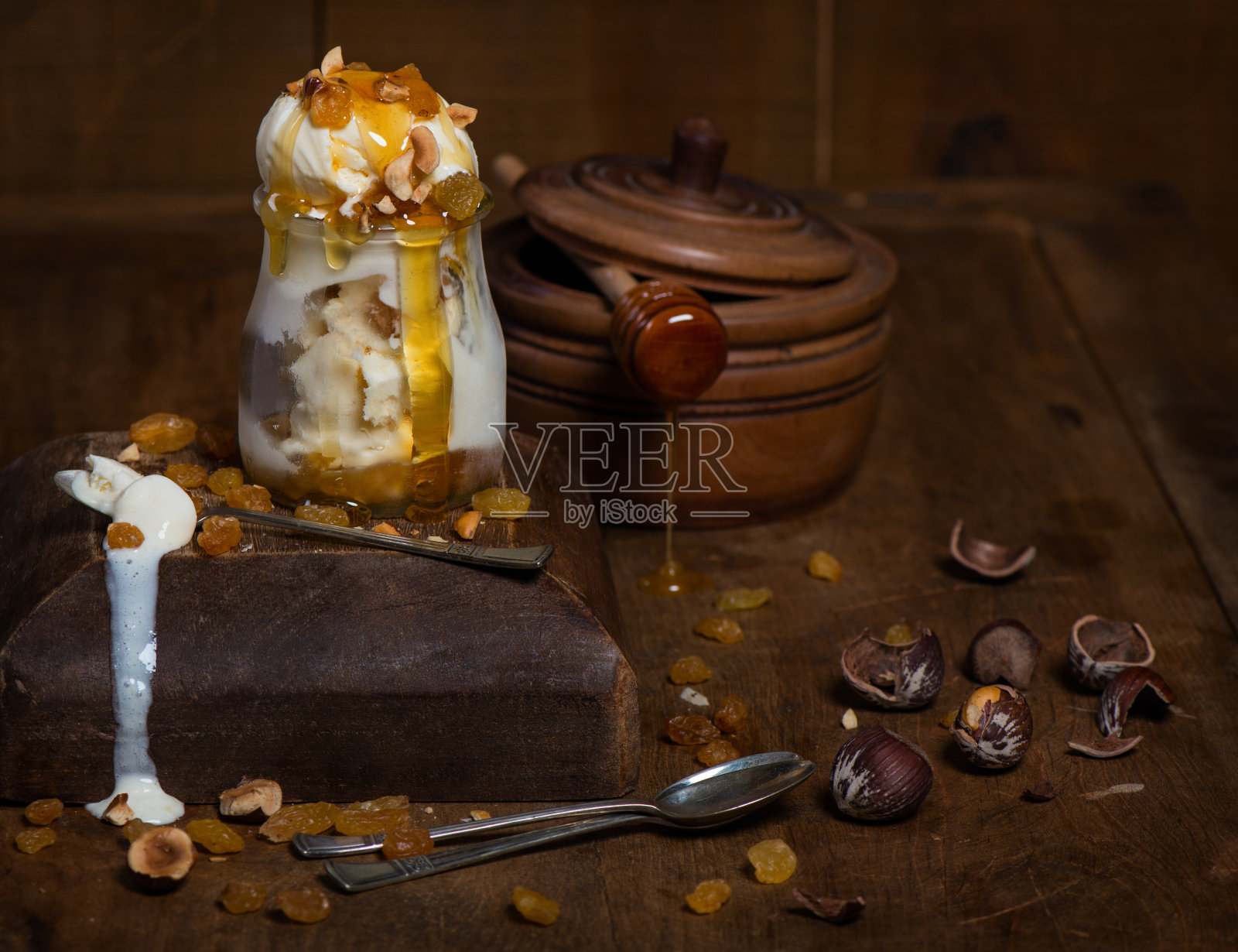 老式冰淇淋照片摄影图片