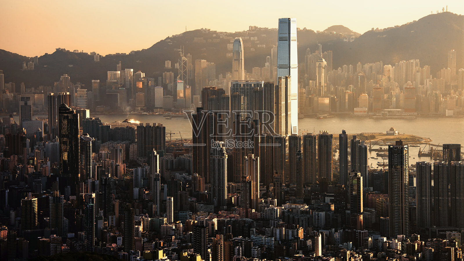 香港的城市景观照片摄影图片