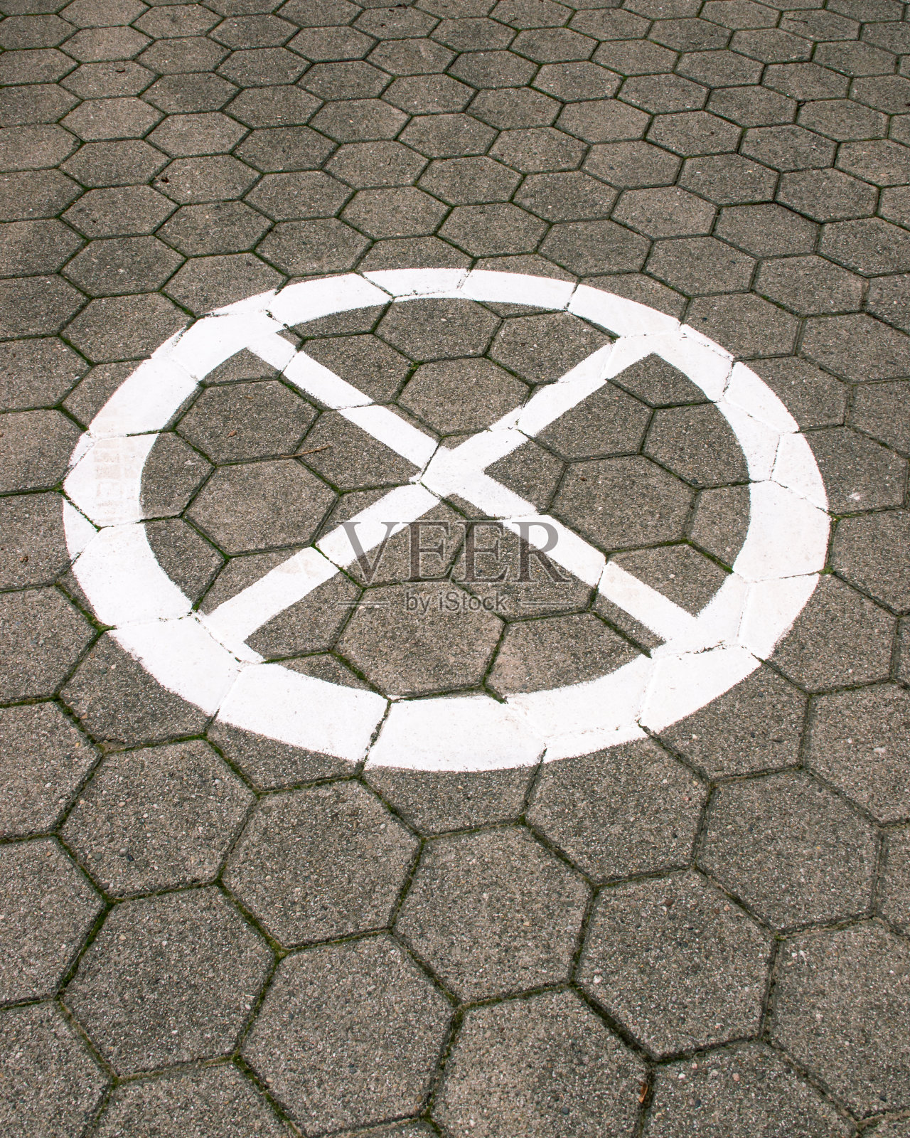 禁止停车交通标志照片摄影图片