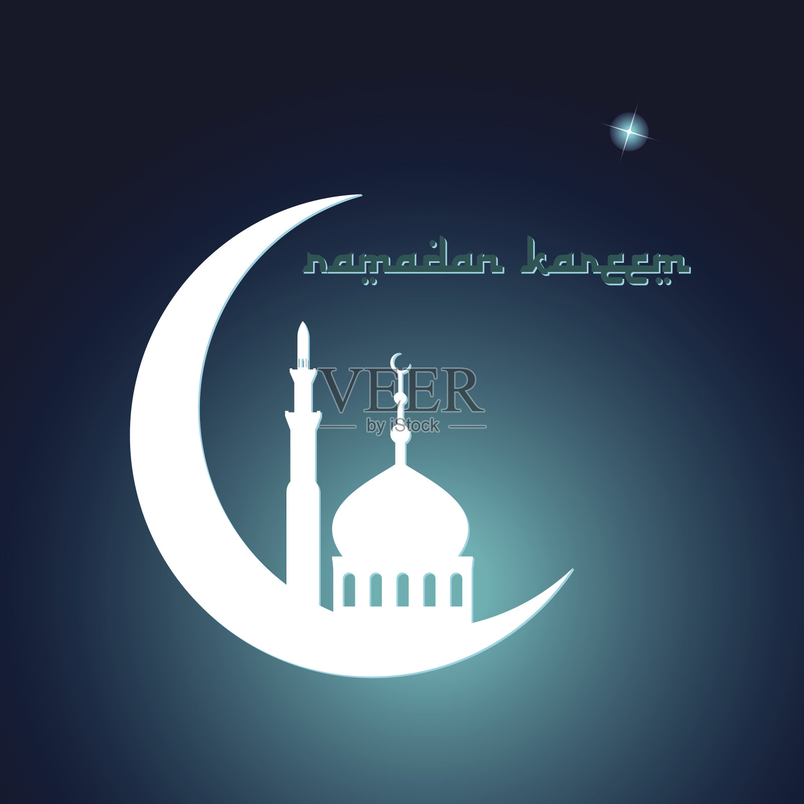 清真寺。插画图片素材