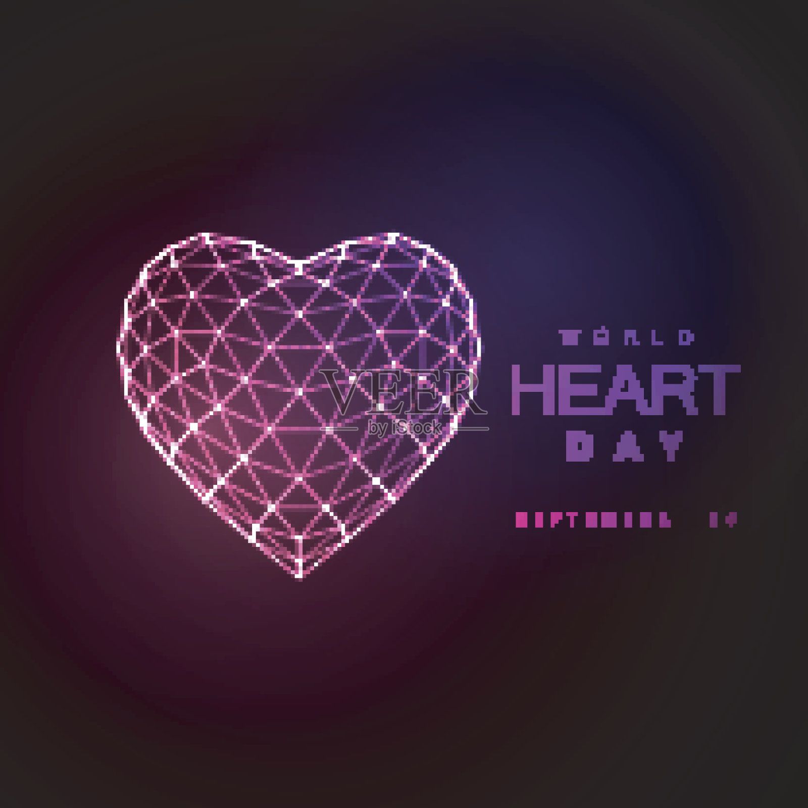 世界心脏日背景设计模板素材