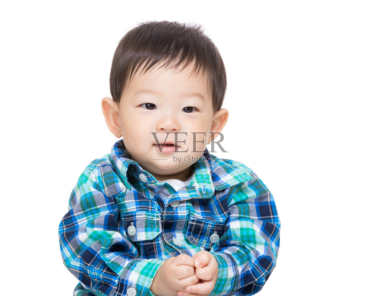 中国男婴的肖像照片摄影图片