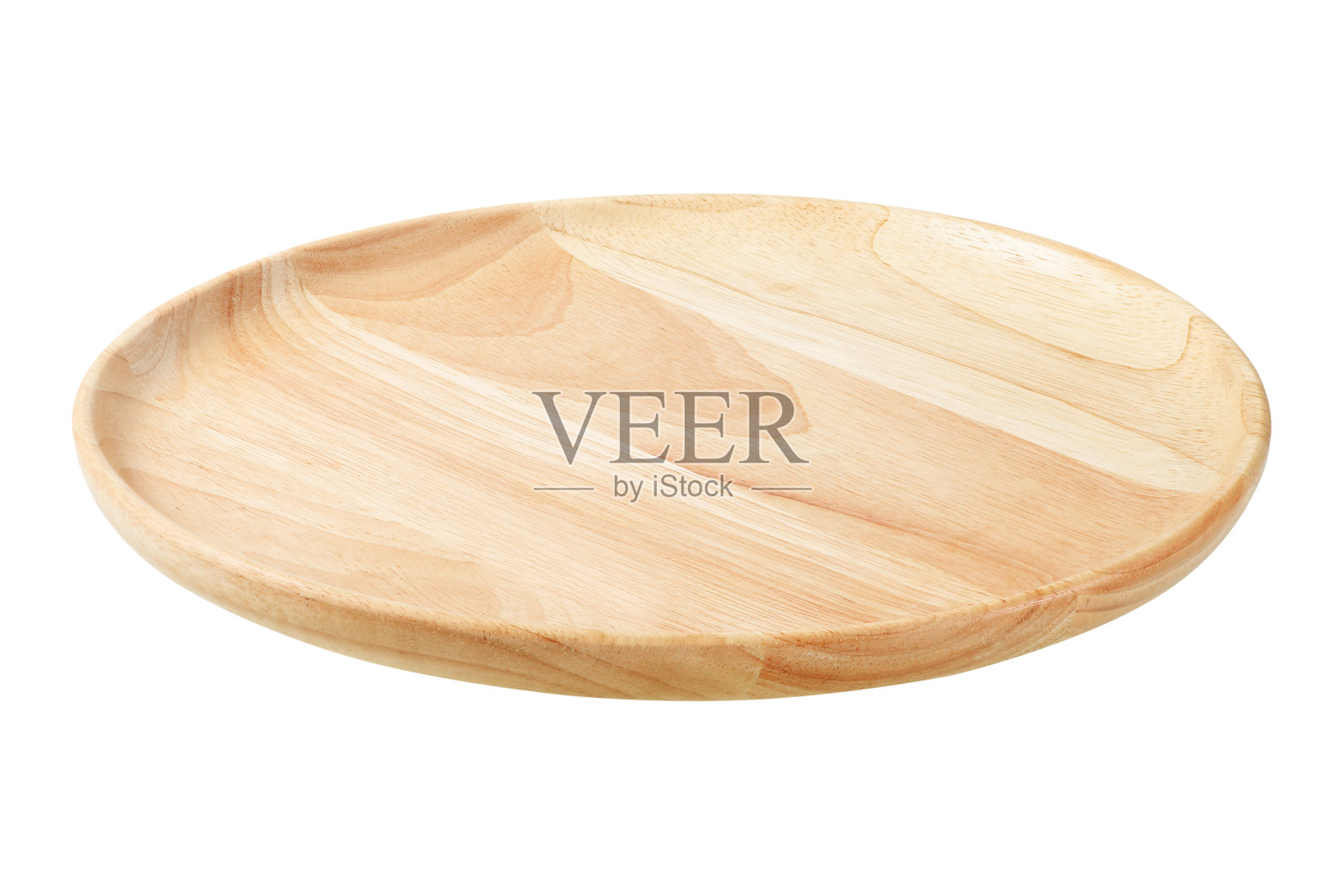 圆形手工艺品木碟，照片摄影图片