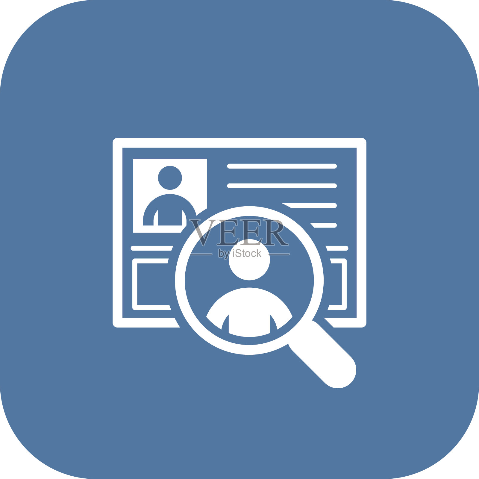 招聘图标。经营理念。平面设计。插画图片素材