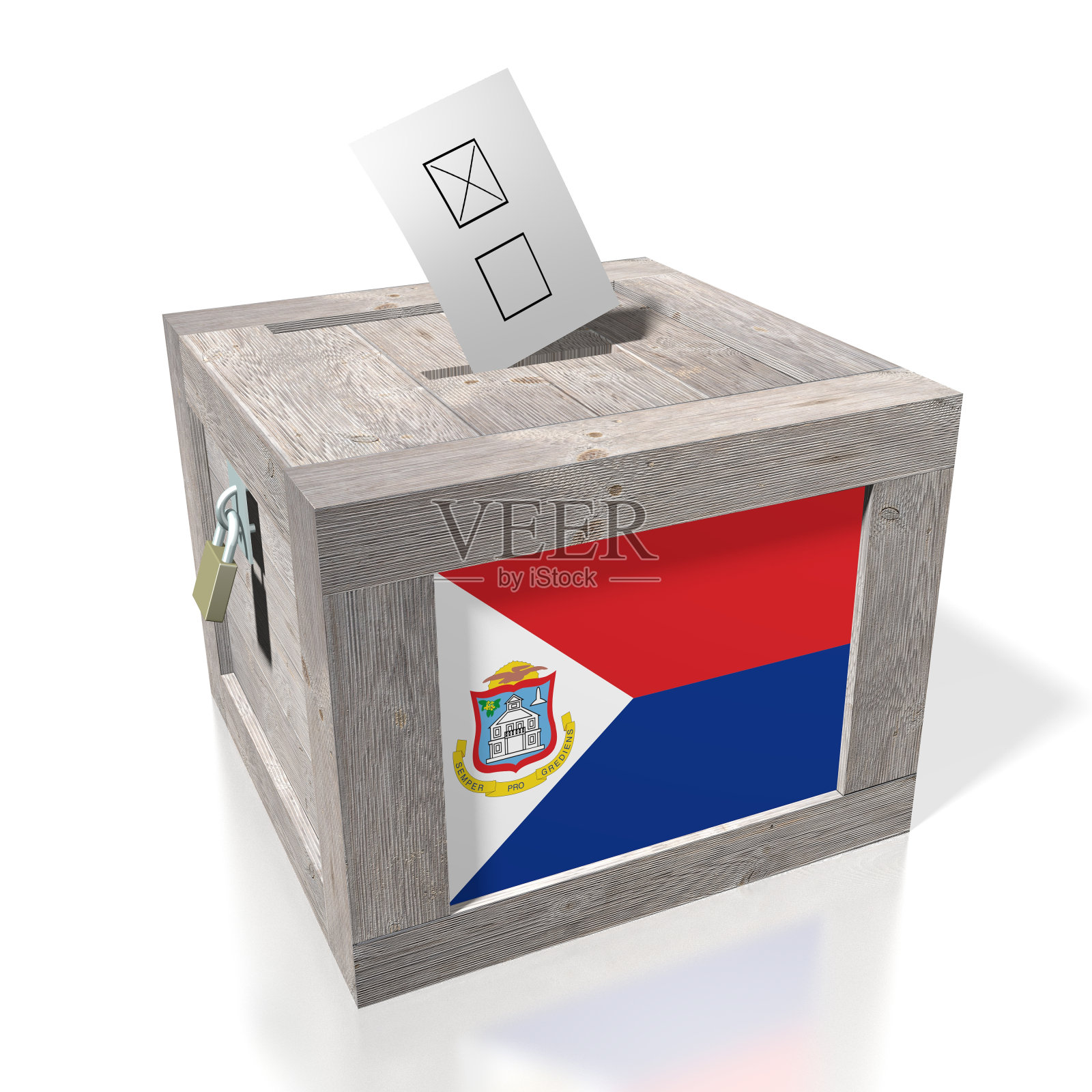 圣马丁的选举/投票照片摄影图片