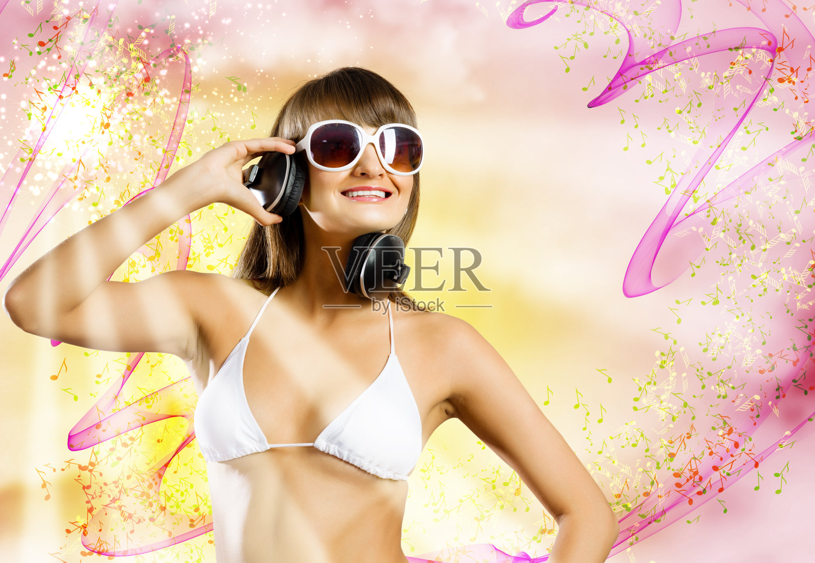 夏日派对照片摄影图片