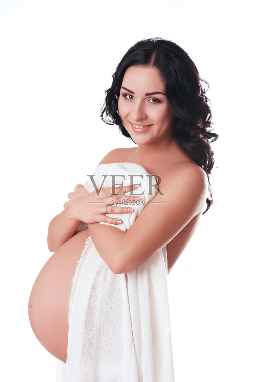 健康怀孕的女孩照片摄影图片