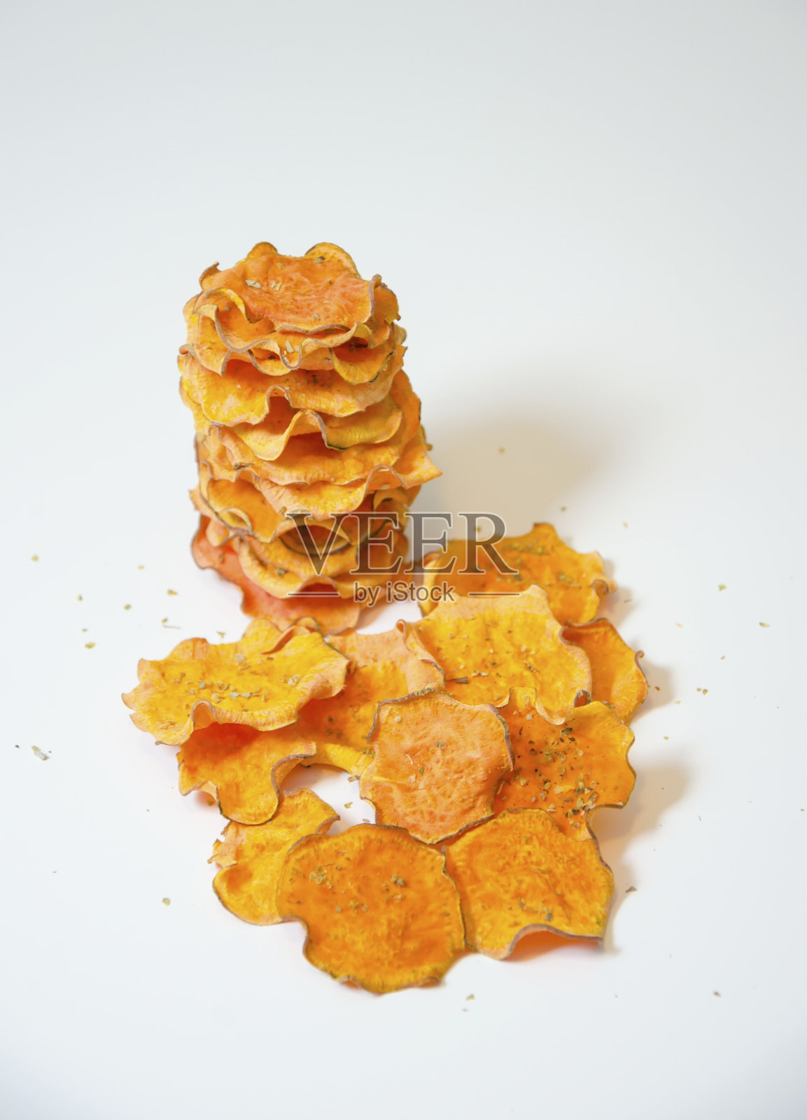 甜薯片照片摄影图片