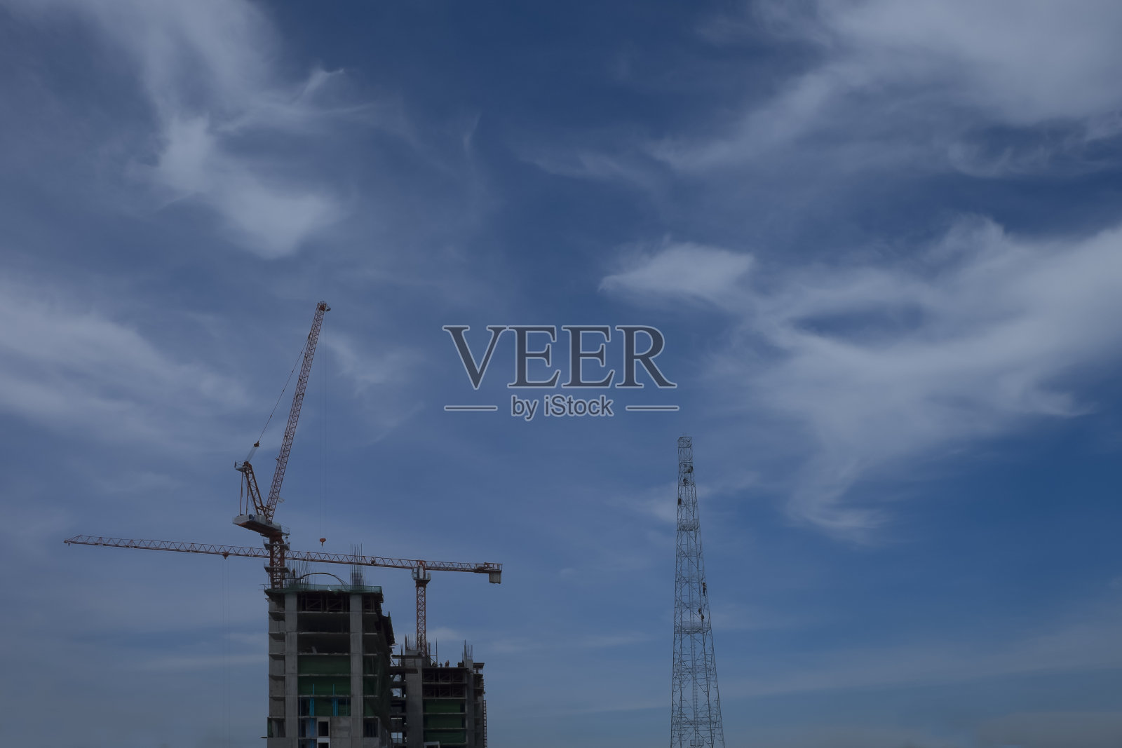 建筑工地的工人照片摄影图片