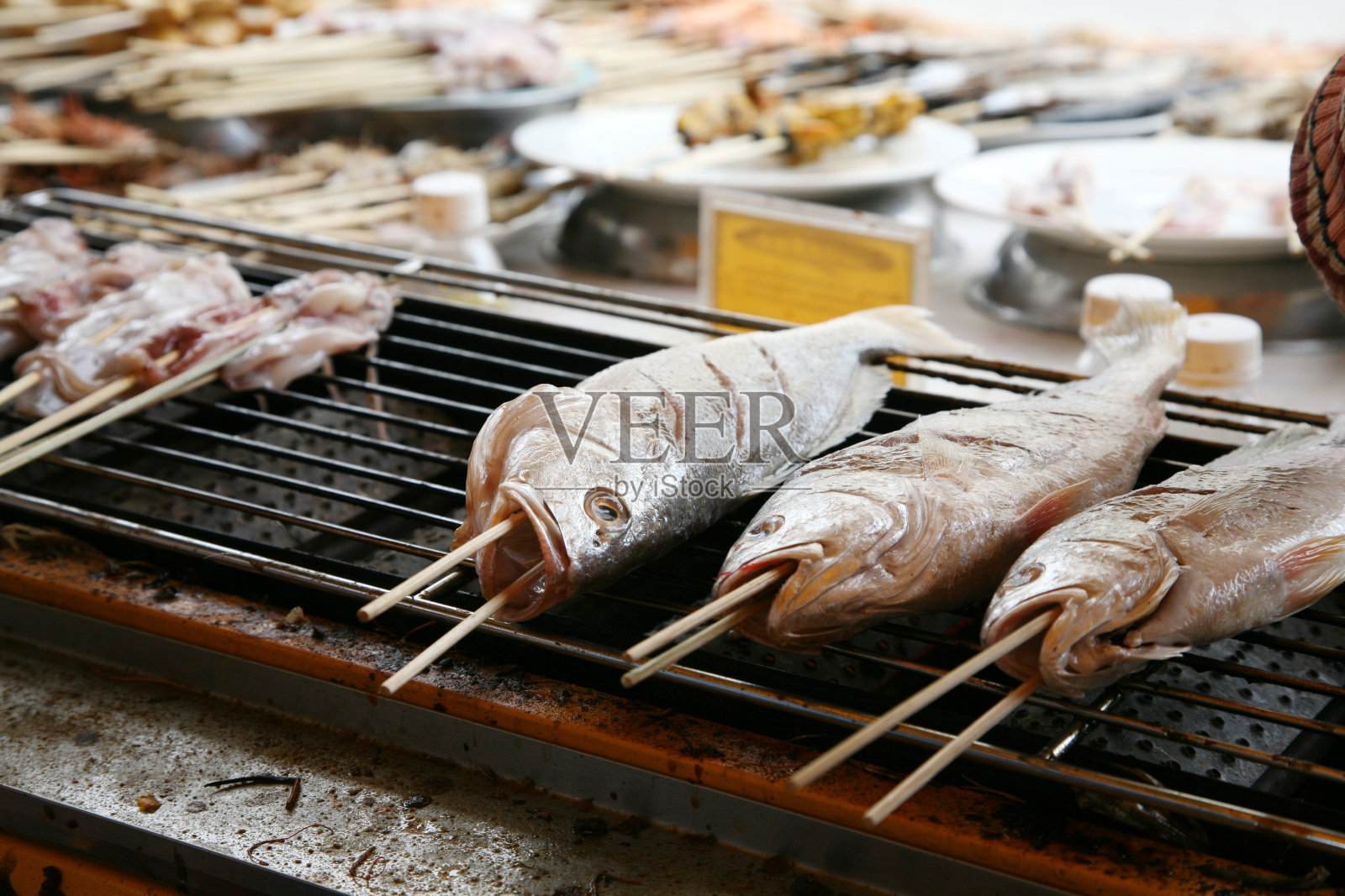 中国的海鲜烧烤照片摄影图片