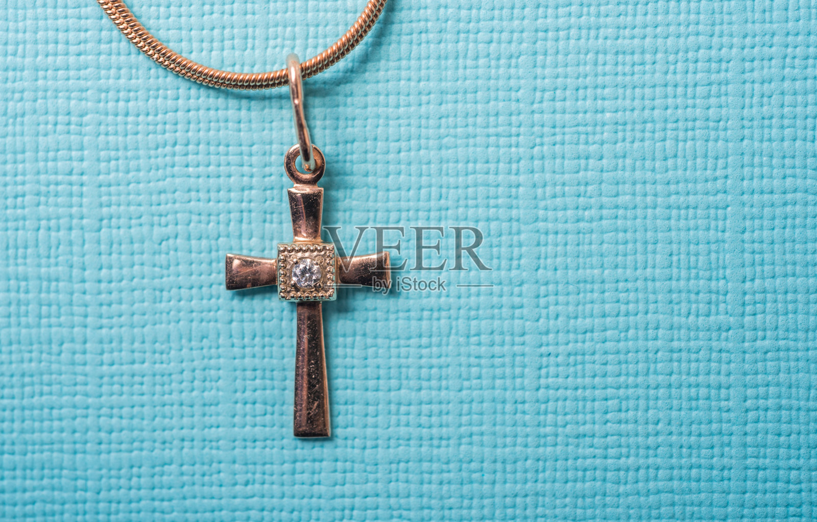 链上的十字照片摄影图片