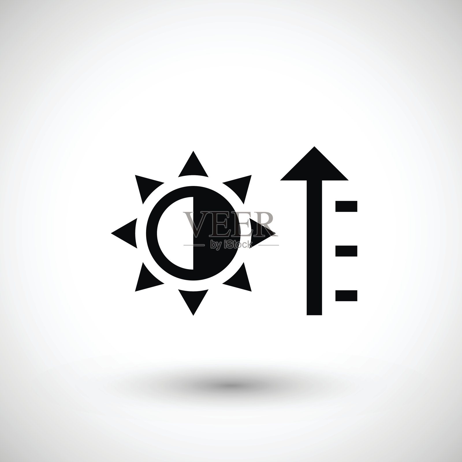 加热图标符号图标素材