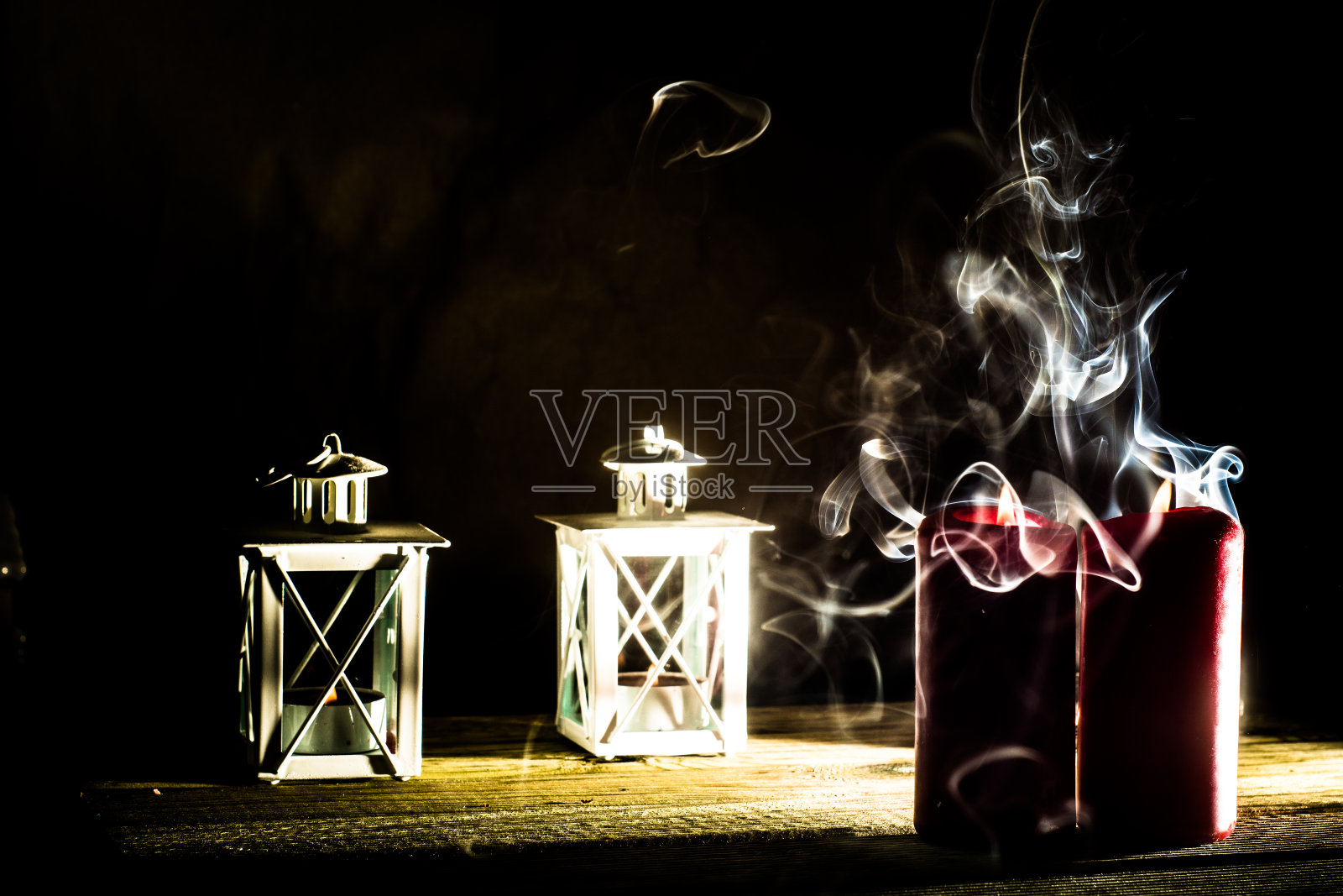 蜡烛烟迹照片摄影图片