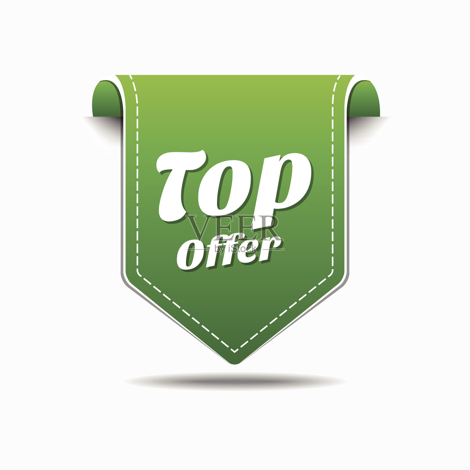 顶部提供绿色矢量图标设计设计元素图片