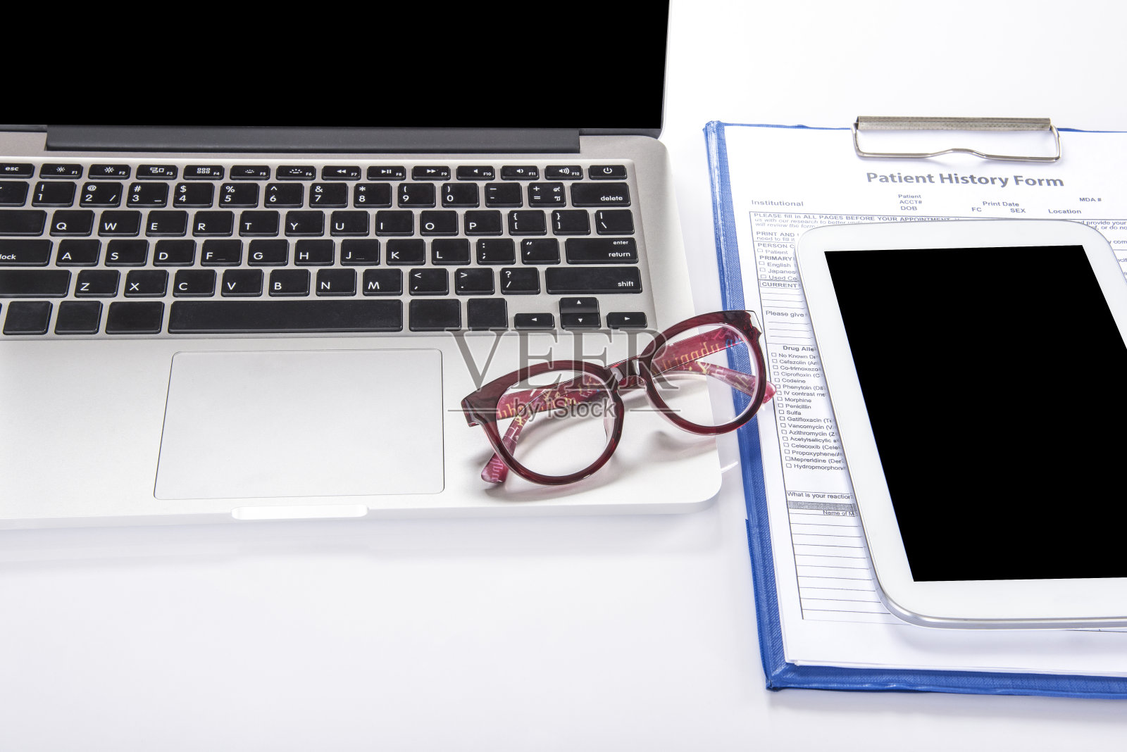 医生是书桌照片摄影图片