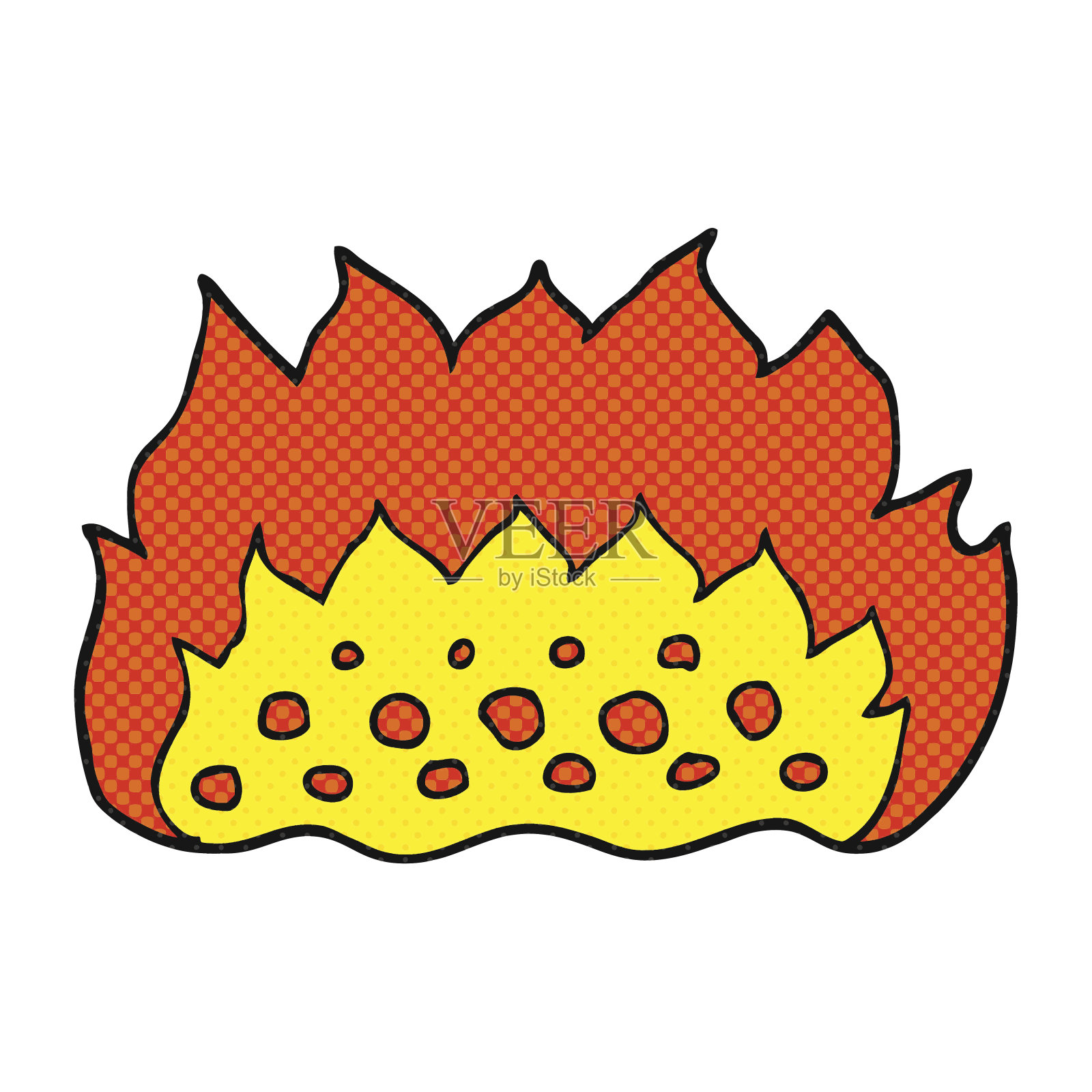 卡通火焰设计元素图片