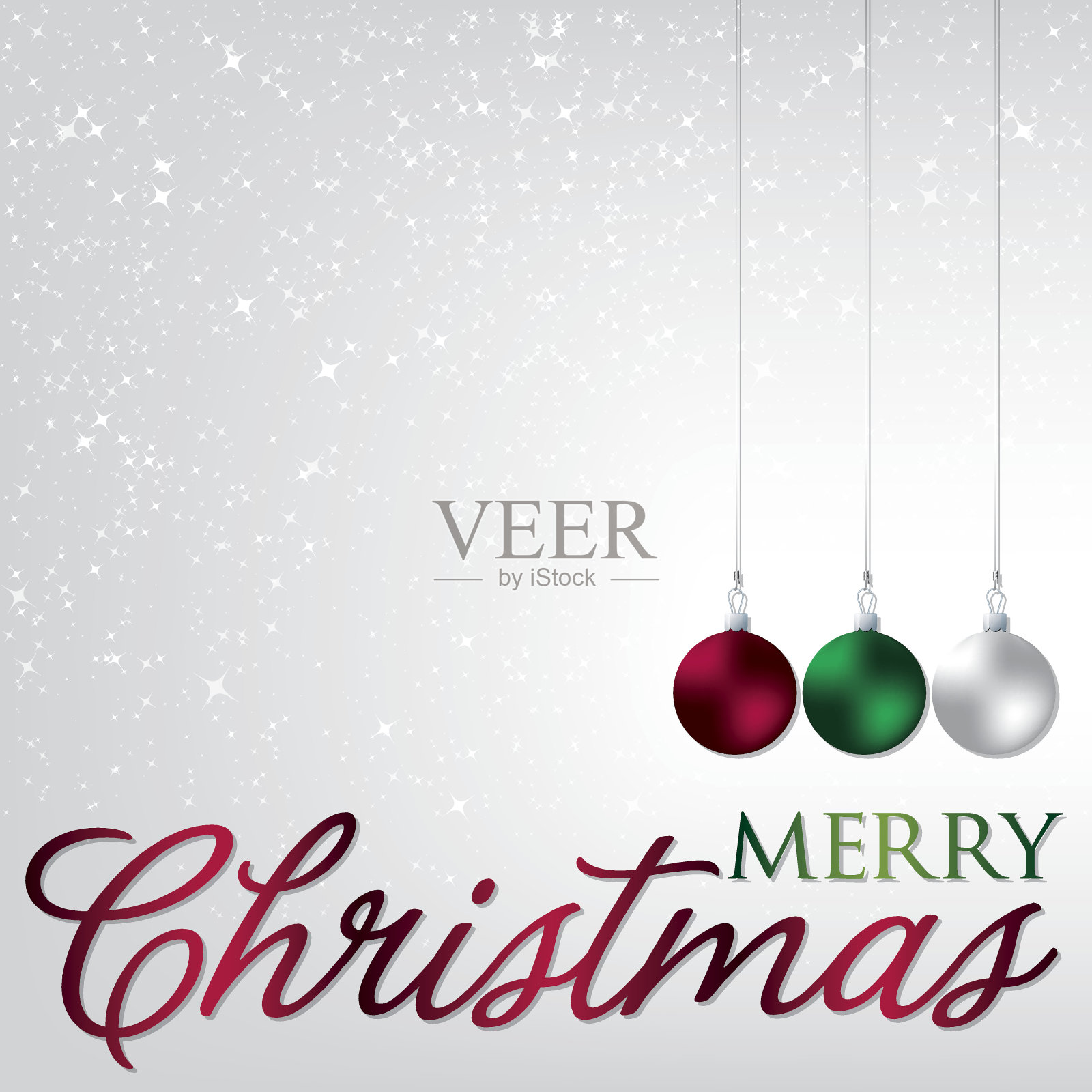 小玩意圣诞贺卡插画图片素材