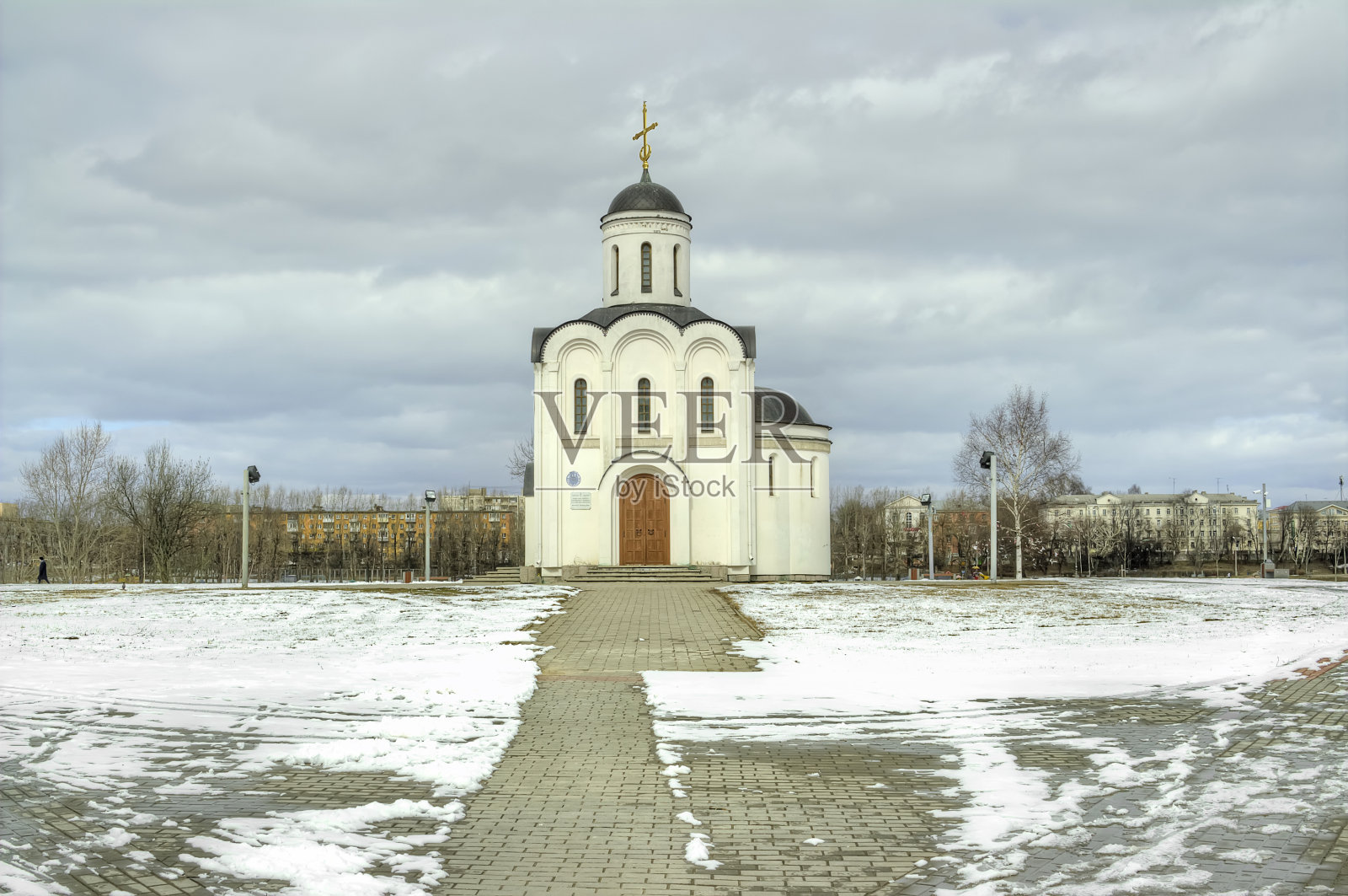 特维尔的米哈伊尔王子神庙照片摄影图片