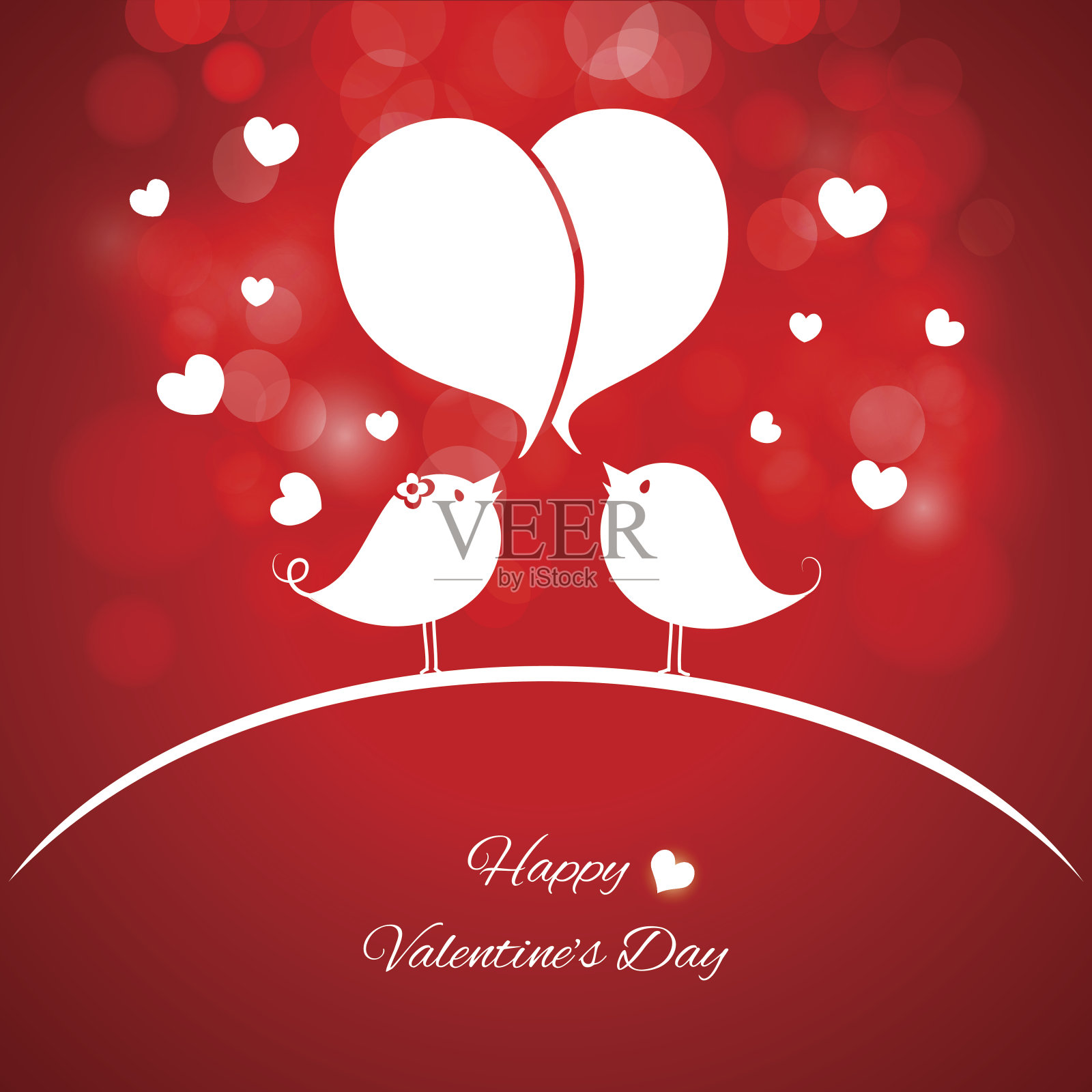 情人节的背景插画图片素材