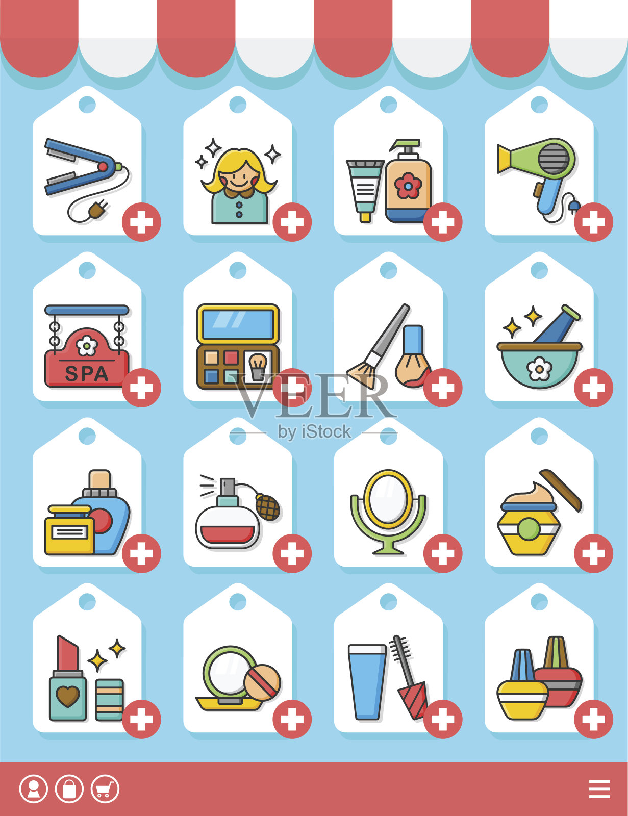 可爱的卡通人物图标图标素材