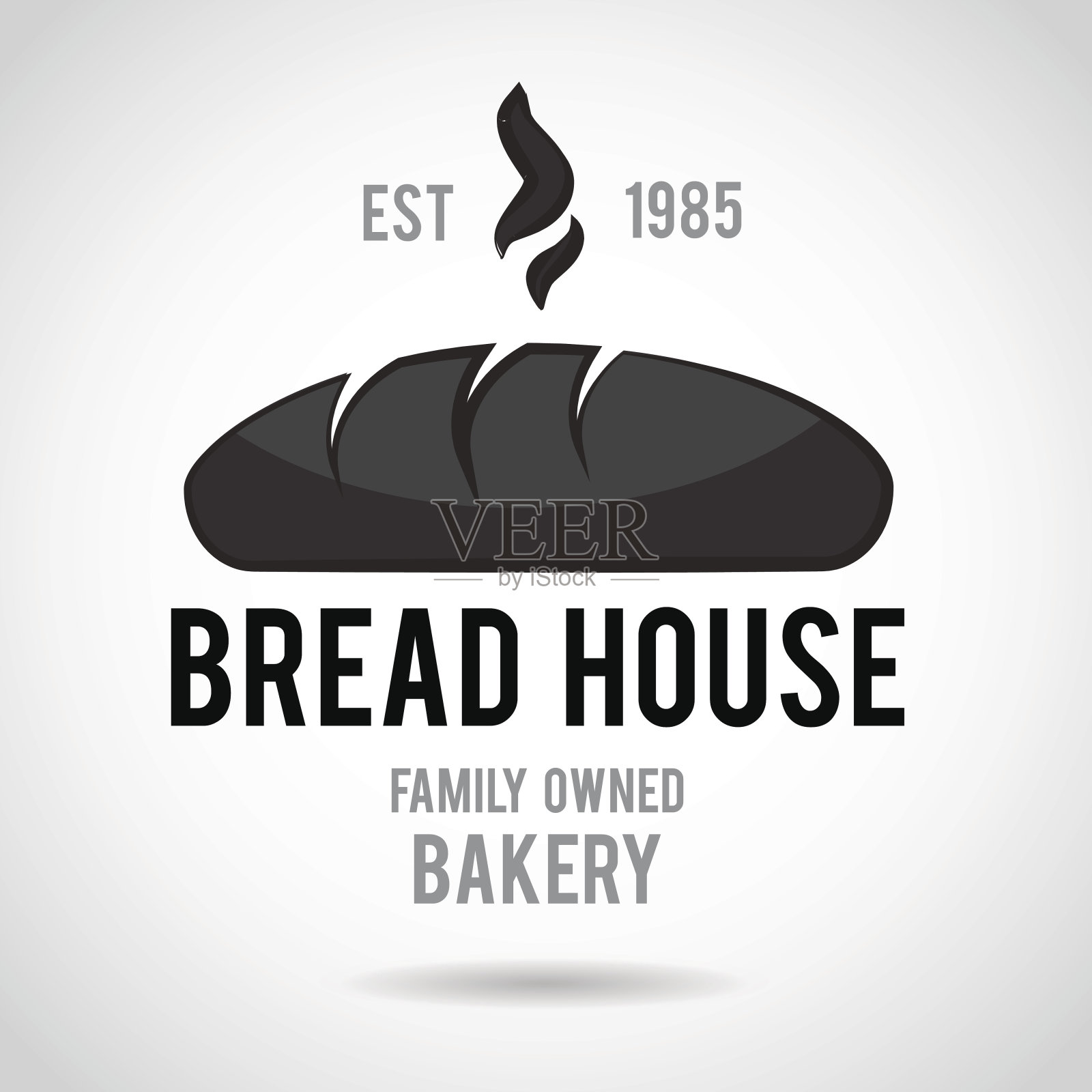 面包屋-创意设计。插画图片素材