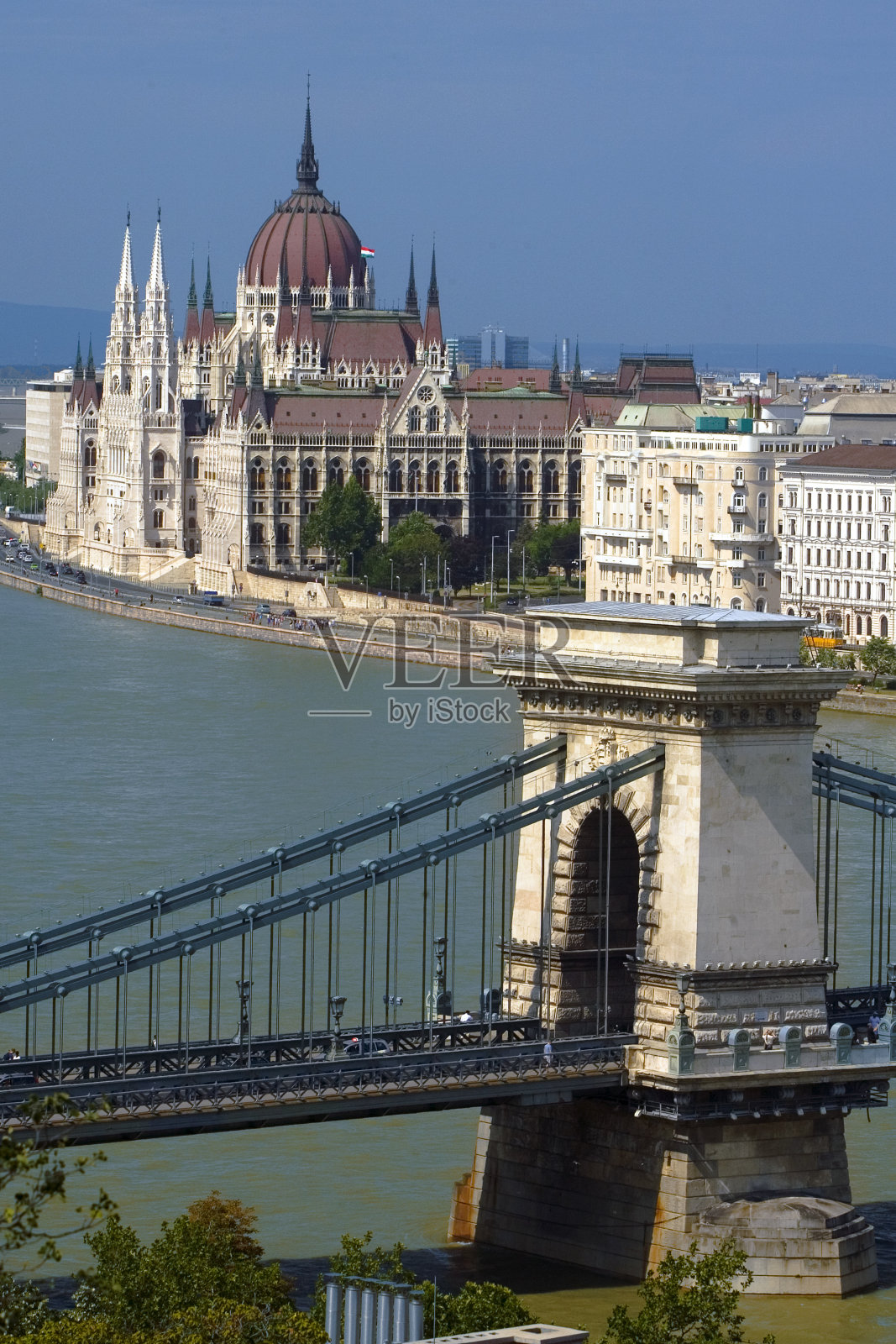 布达佩斯和多瑙河照片摄影图片