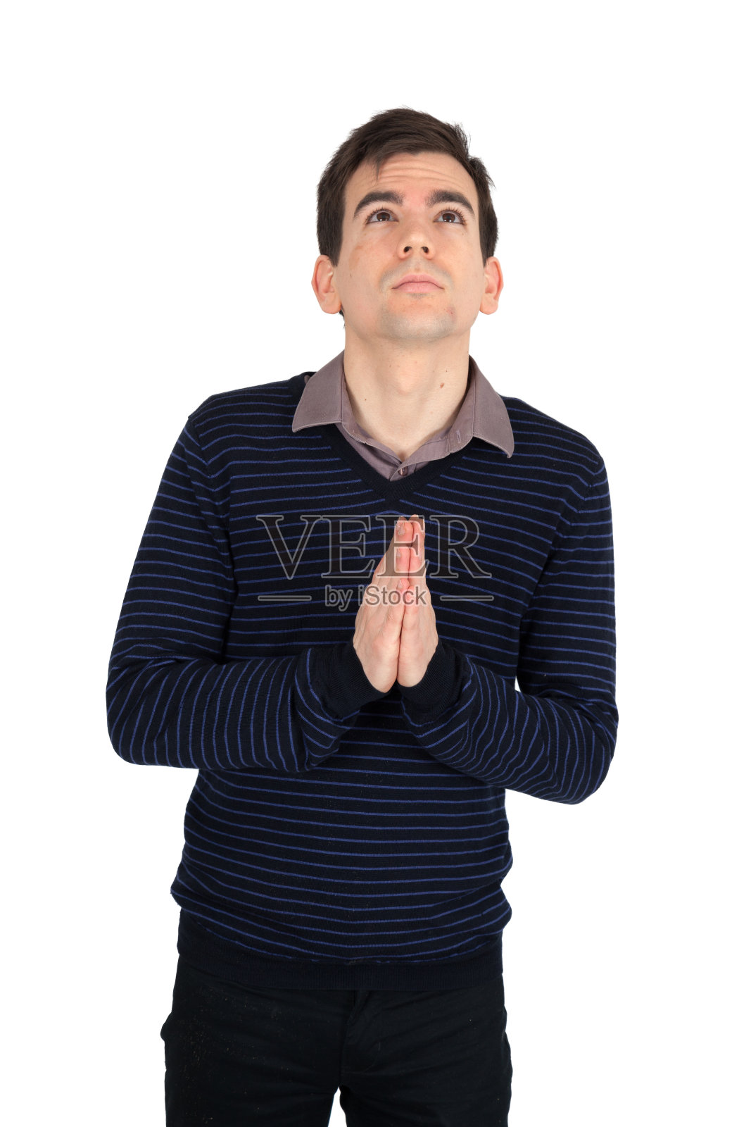 英俊的男人在不同的衣服做不同的表情照片摄影图片